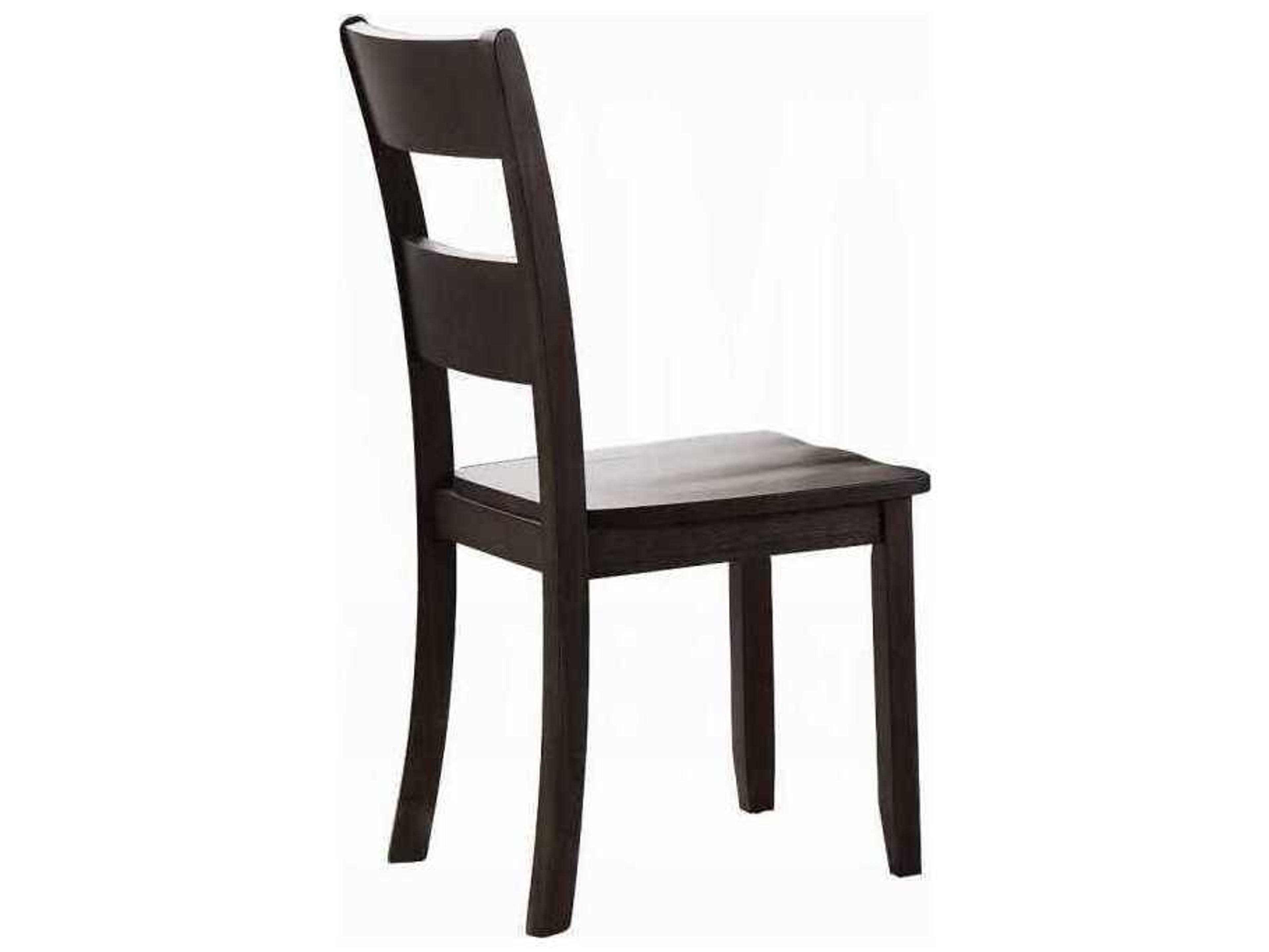 Acme Furniture Haddie Acacia Wood Brown Armless Dining Chair Set of 2