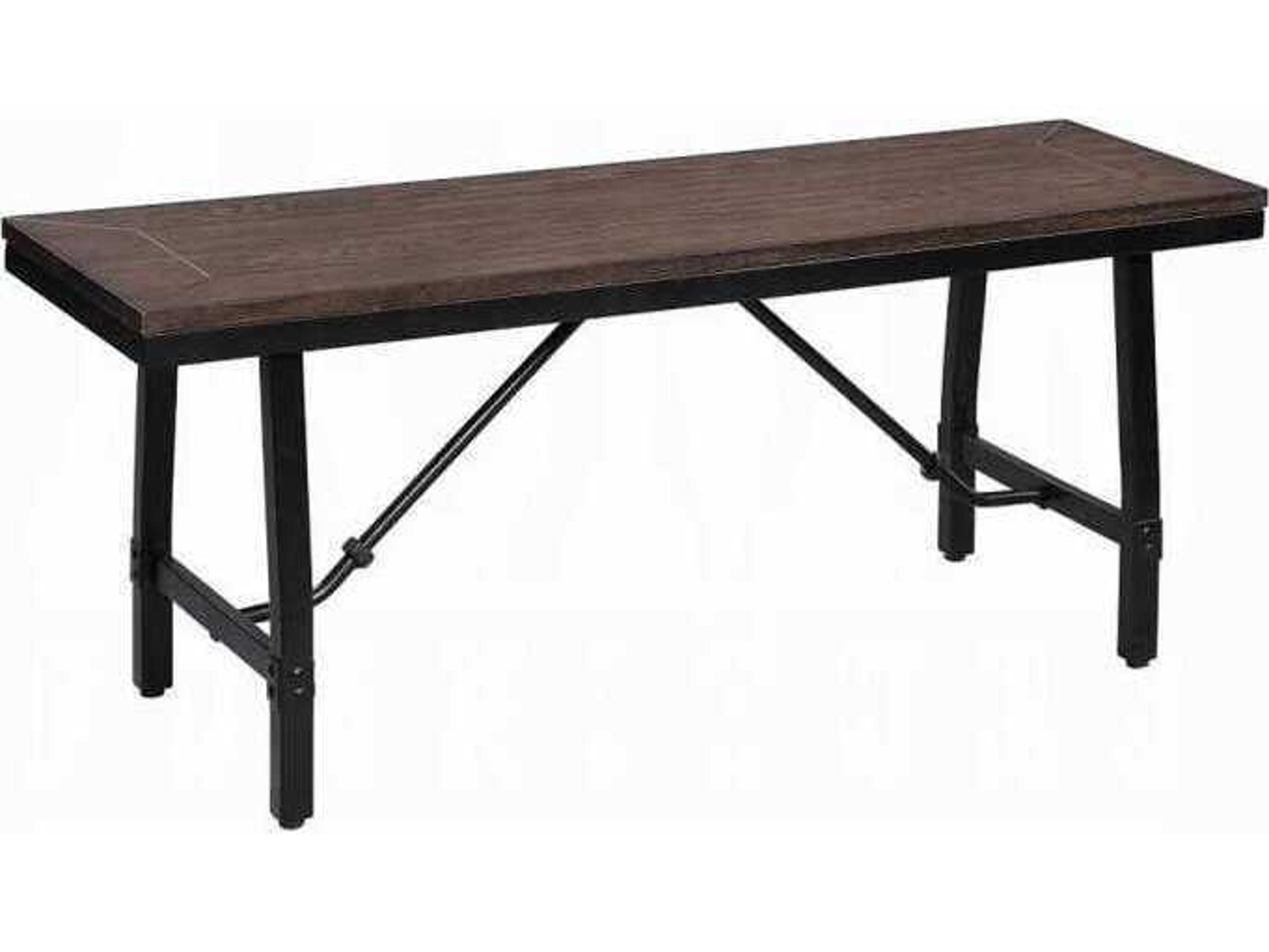 Acme Furniture Oak Black Accent Bench