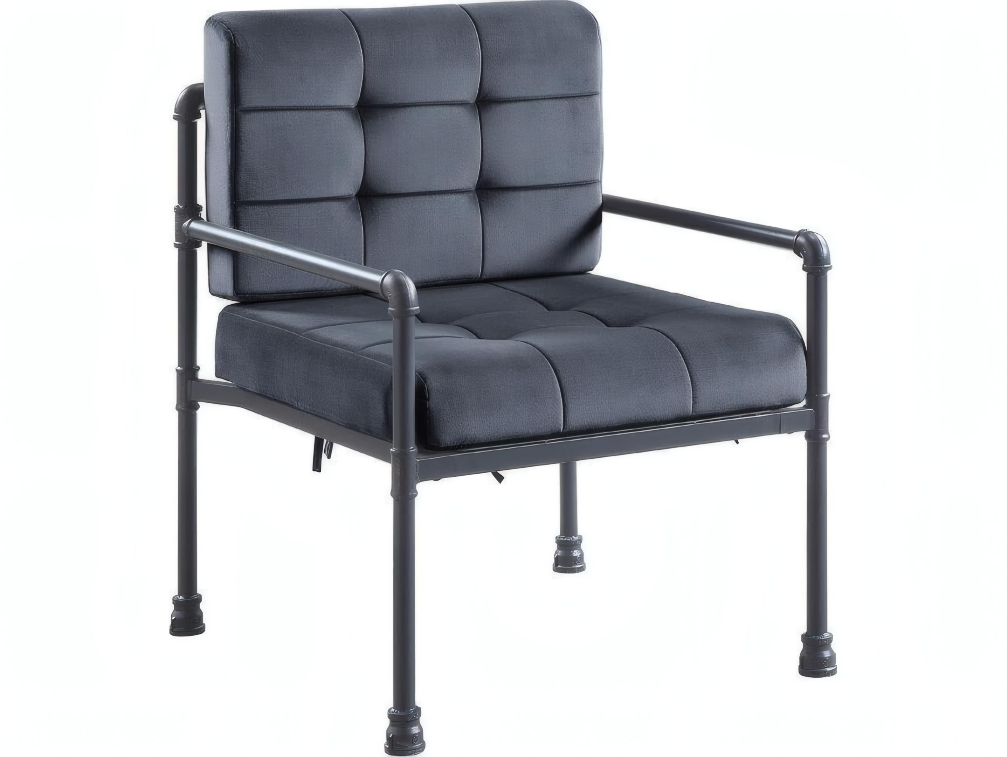 Acme Furniture Brantley Gray Velvet Accent Chair