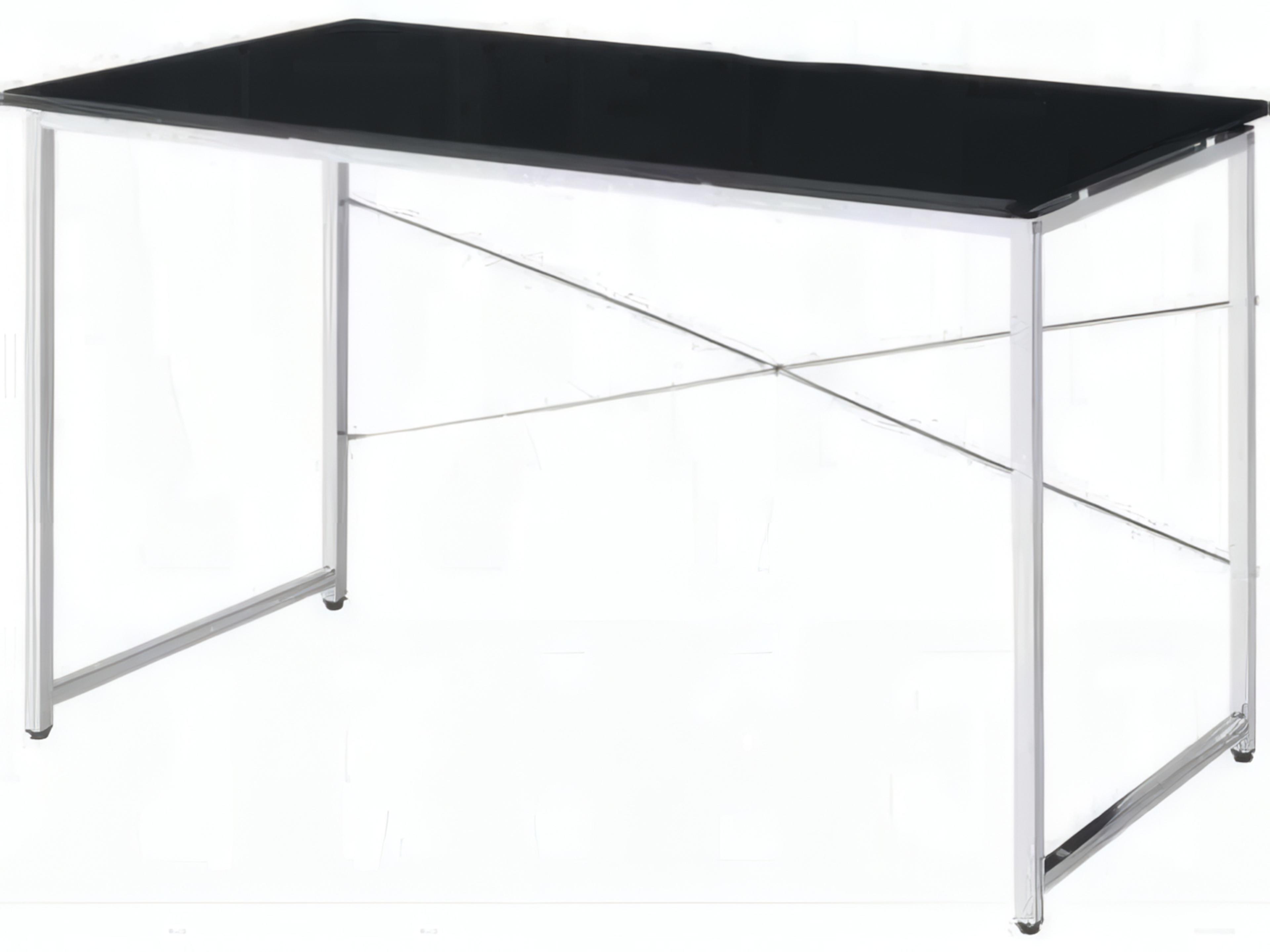 Acme Furniture Tennos Black Chrome Vanity Table