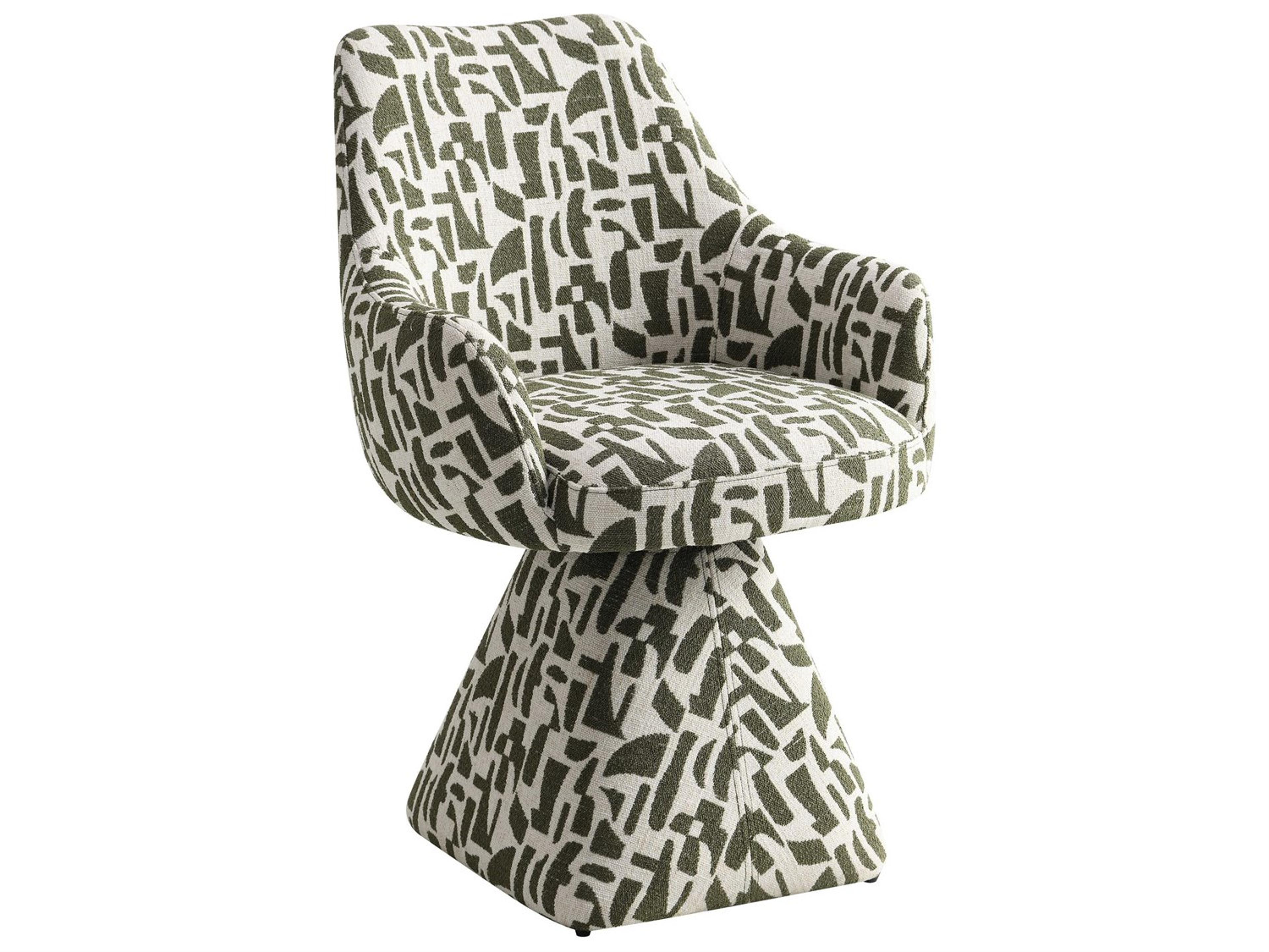 Priel Green Accent Chair