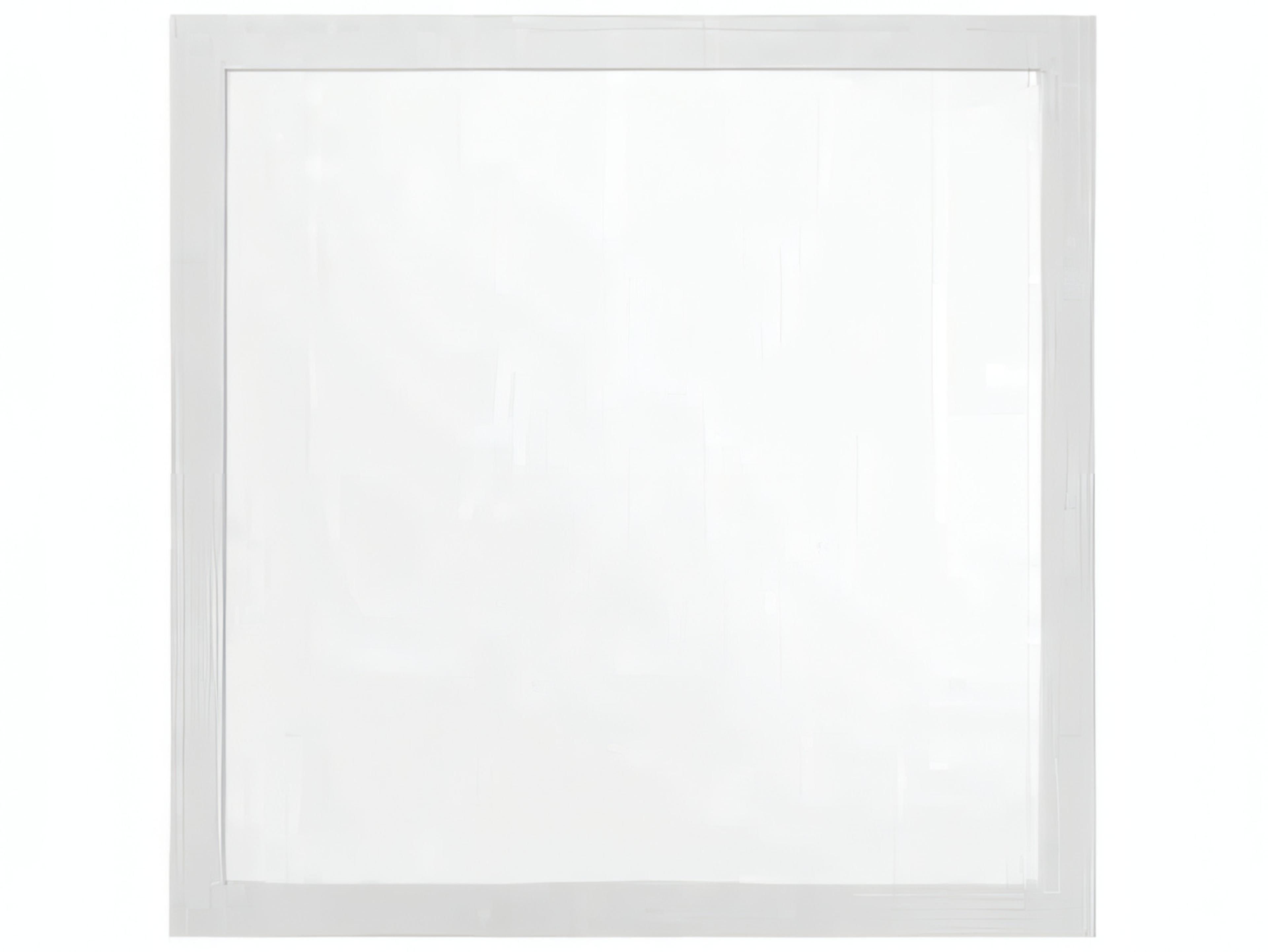 Acme Furniture Casilda White Square Wall Mirror