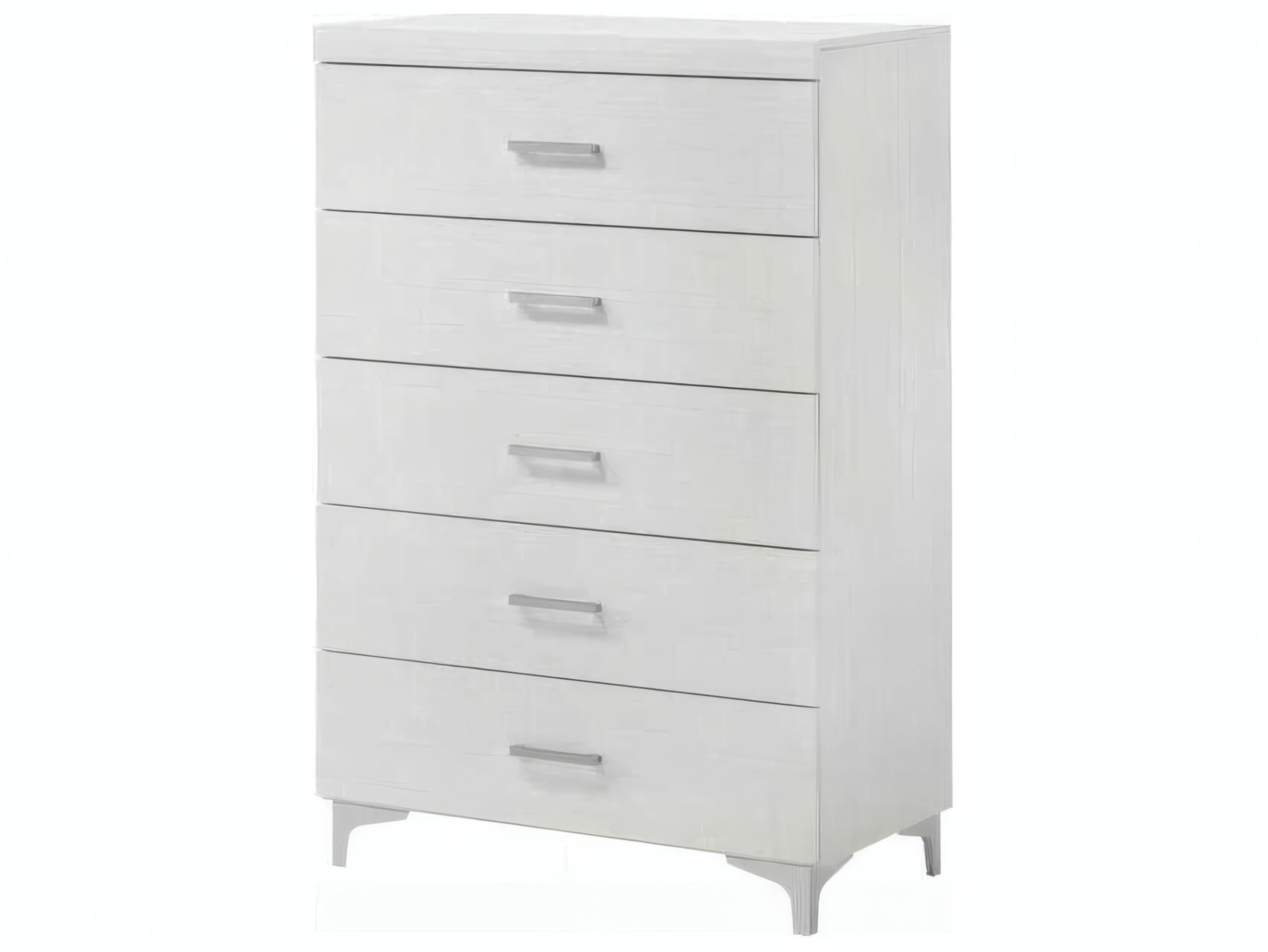 Acme Furniture Casilda White Poplar Wood Accent Chest