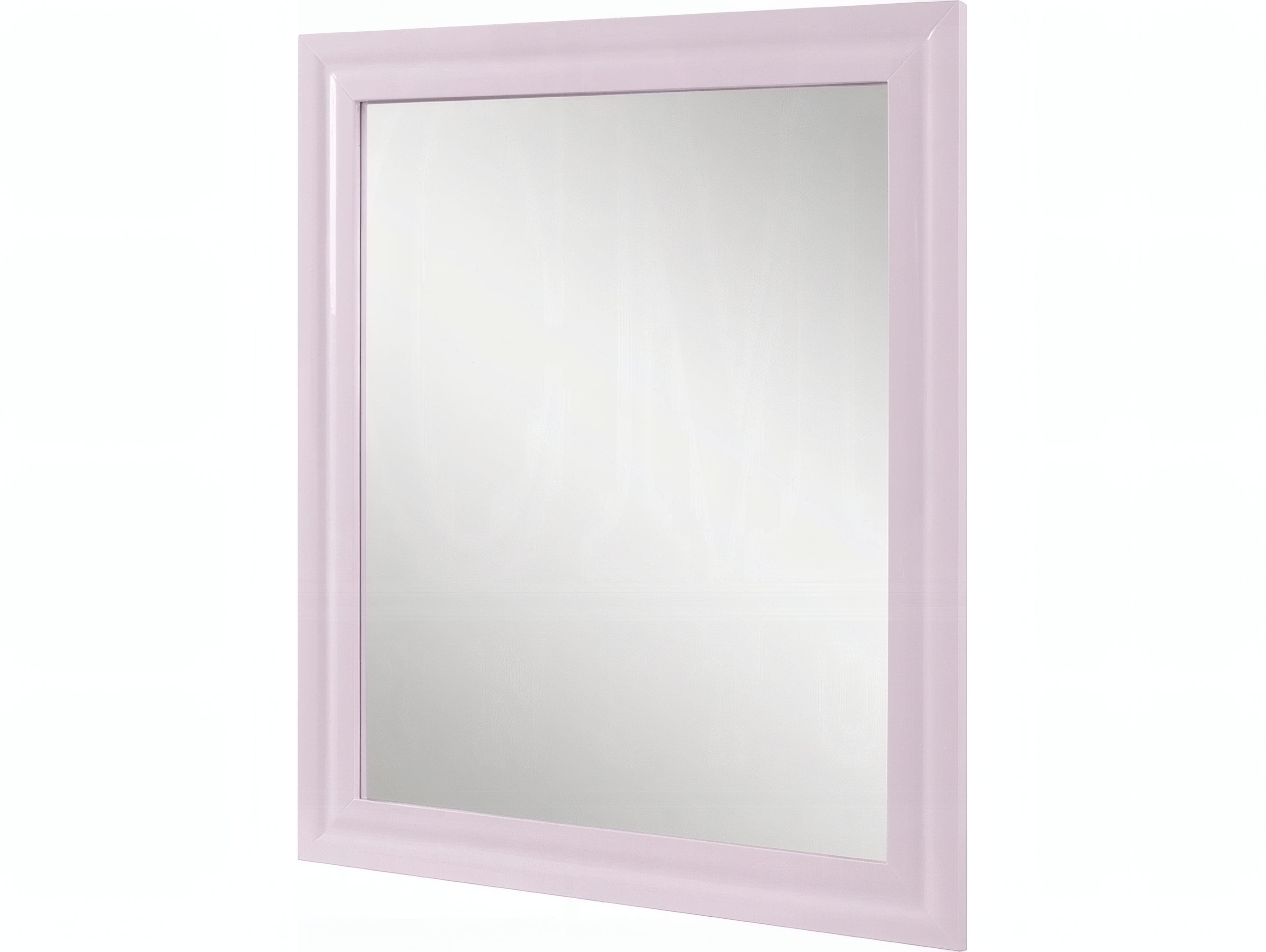 Acme Furniture Gaines Pink High Gloss Rectangular Wall Mirror