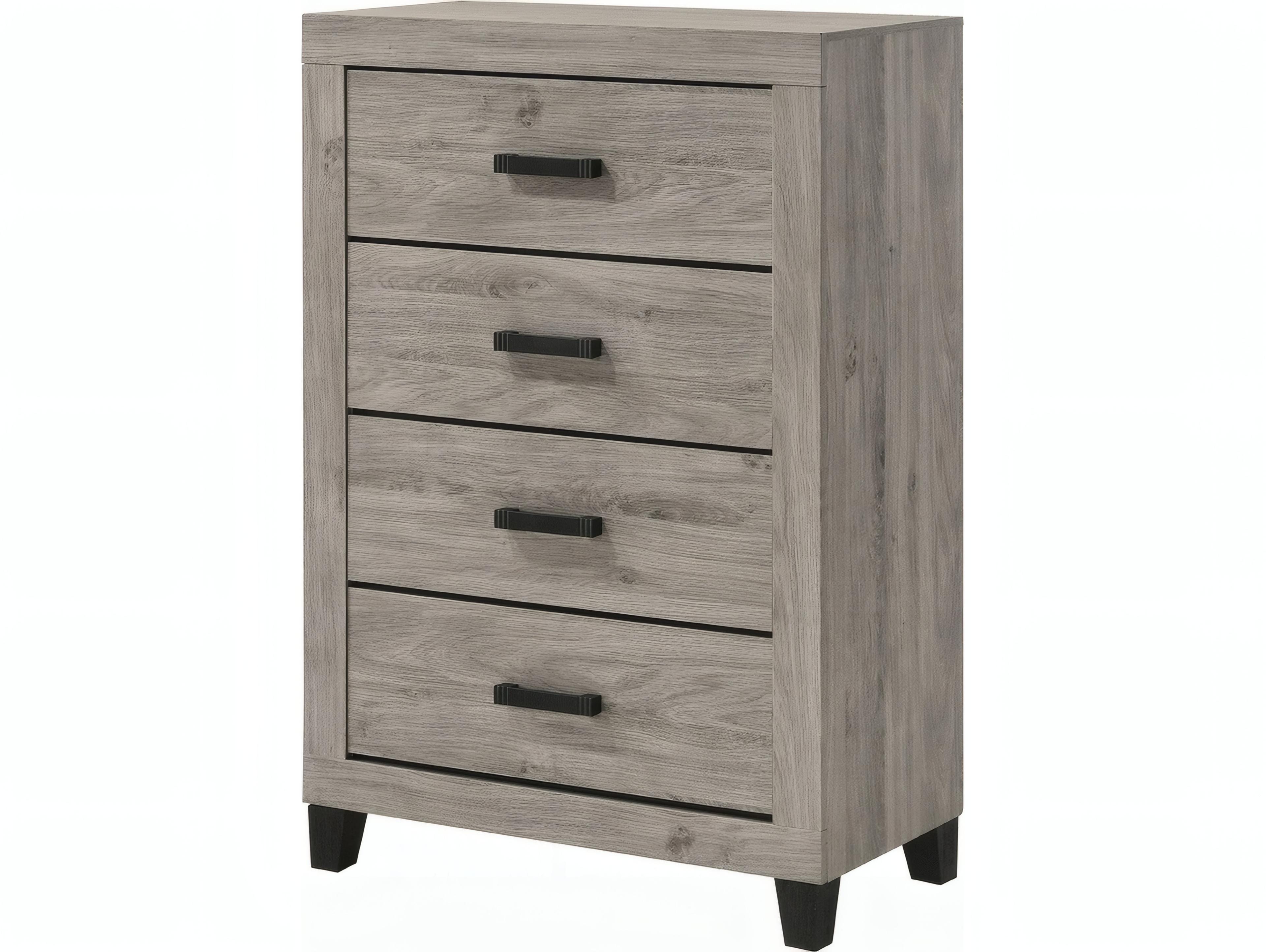 Acme Furniture Mari Light Gray Rubberwood Accent Chest