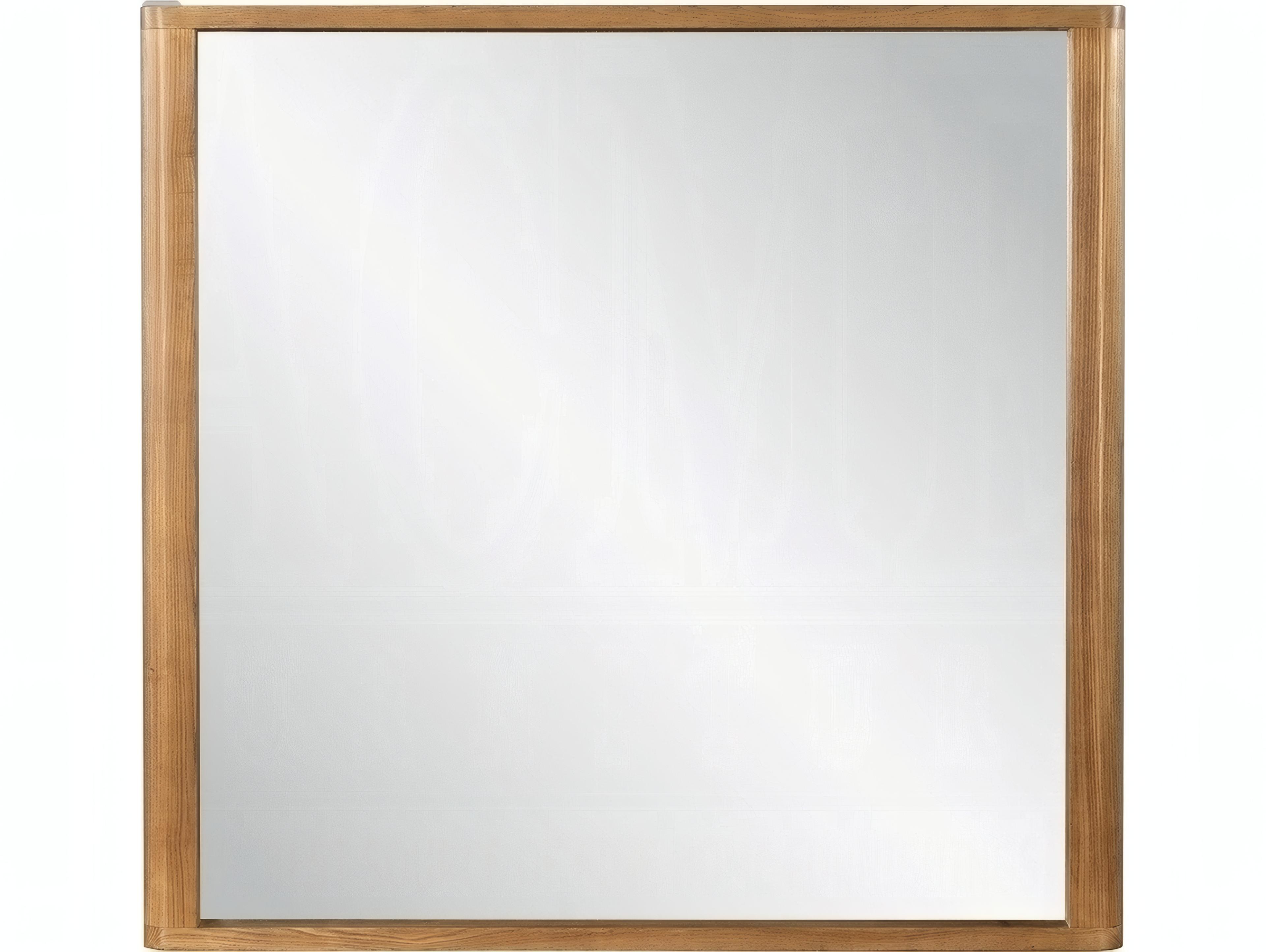 Acme Furniture Zoey Oak Square Wall Mirror