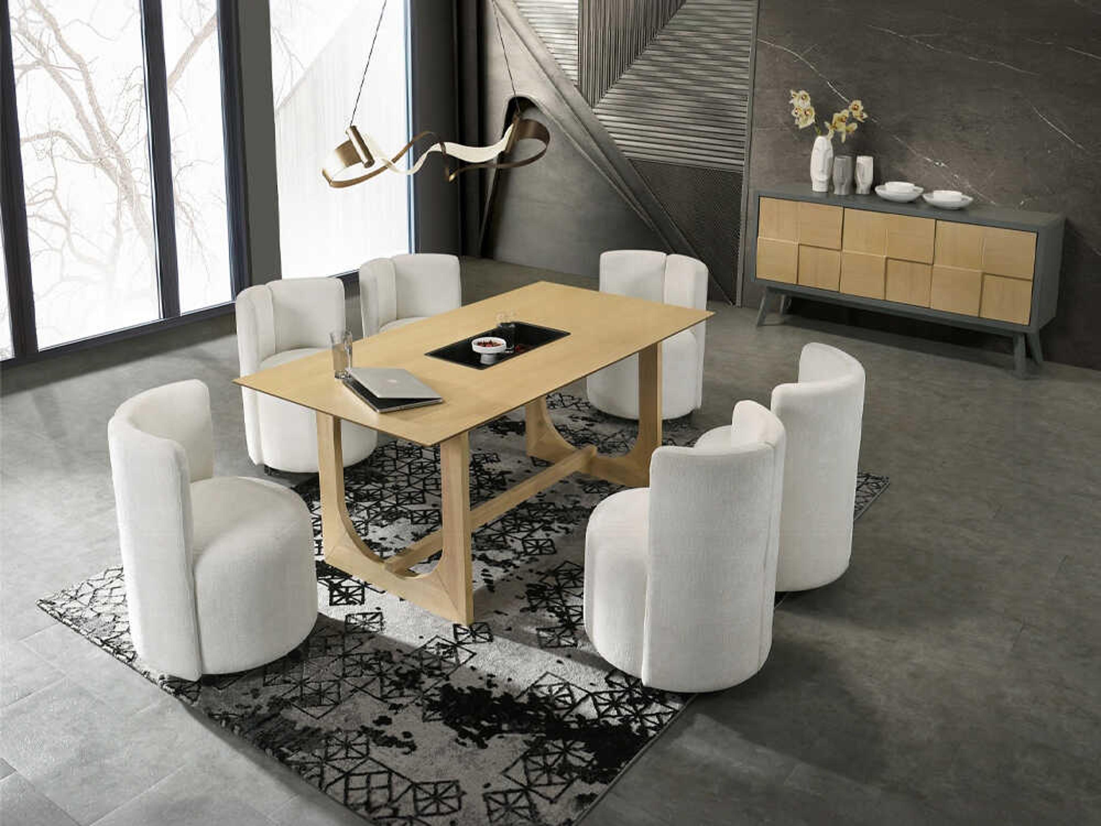 Acme Furniture Blayde Rubberwood Dining Room Set