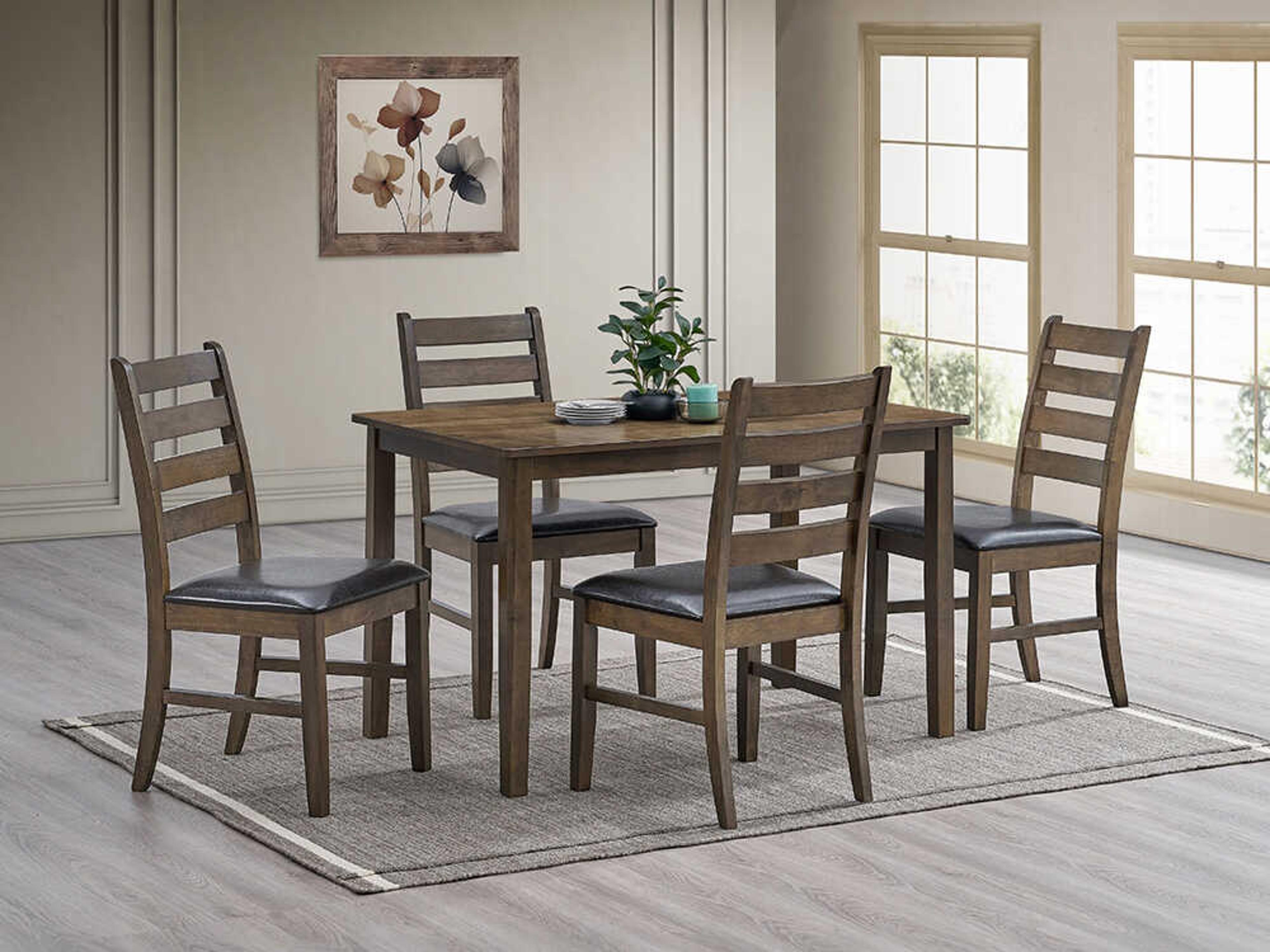 Acme Furniture Damica Rubberwood Dining Room Set