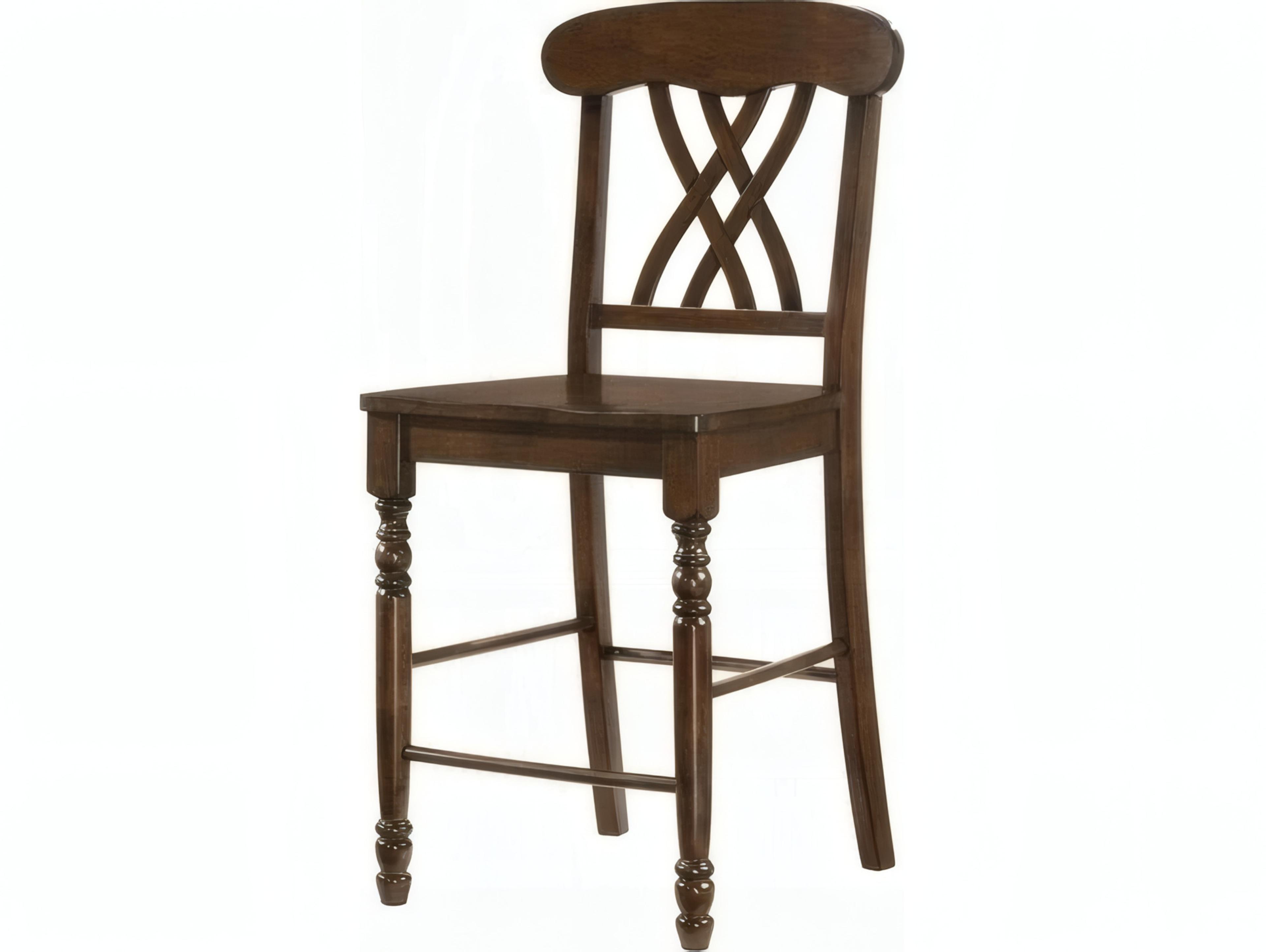 Acme Furniture Dylan Walnut Rubberwood Counter Stool