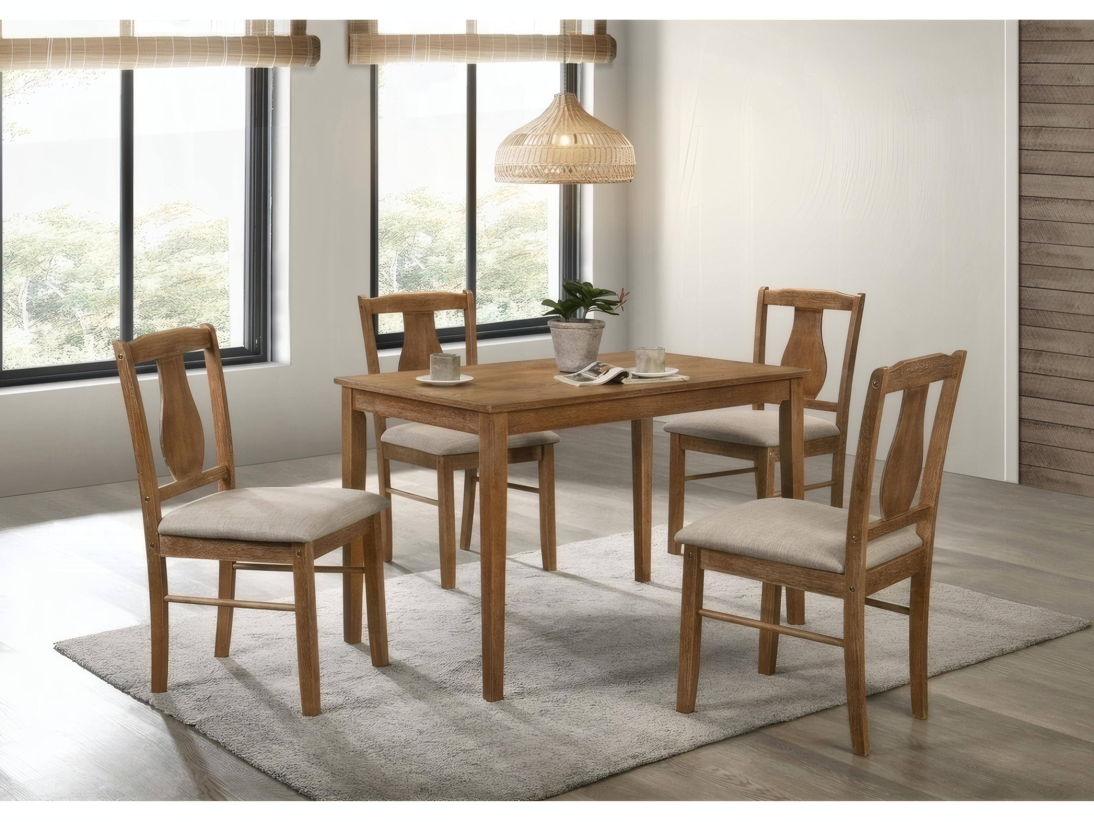 Acme Furniture Rubberwood Dining Room Set