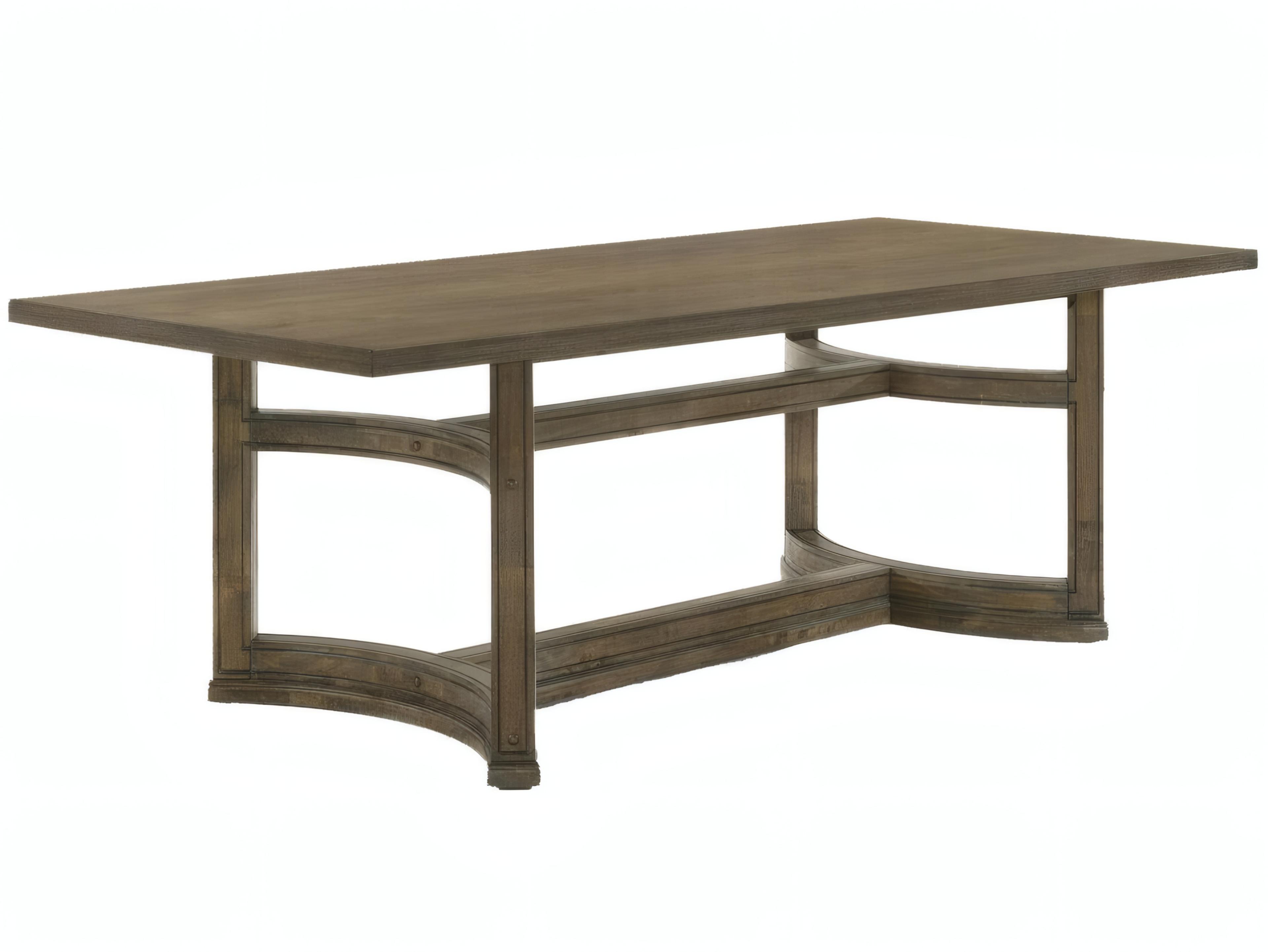 Acme Furniture Parfield Rectangular Wood Weathered Oak Dining Table