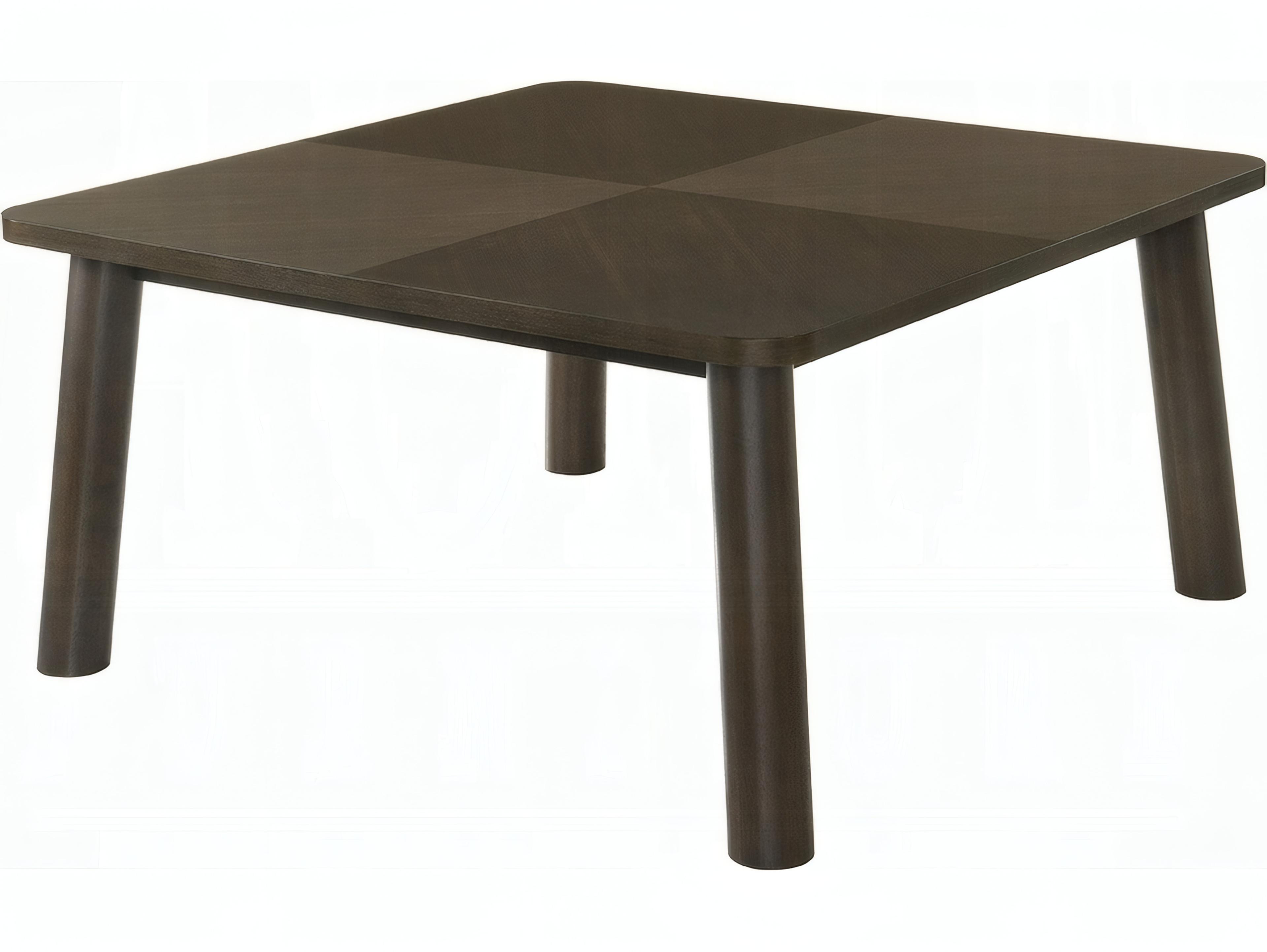 Acme Furniture Mallin Square Wood Walnut Dining Table