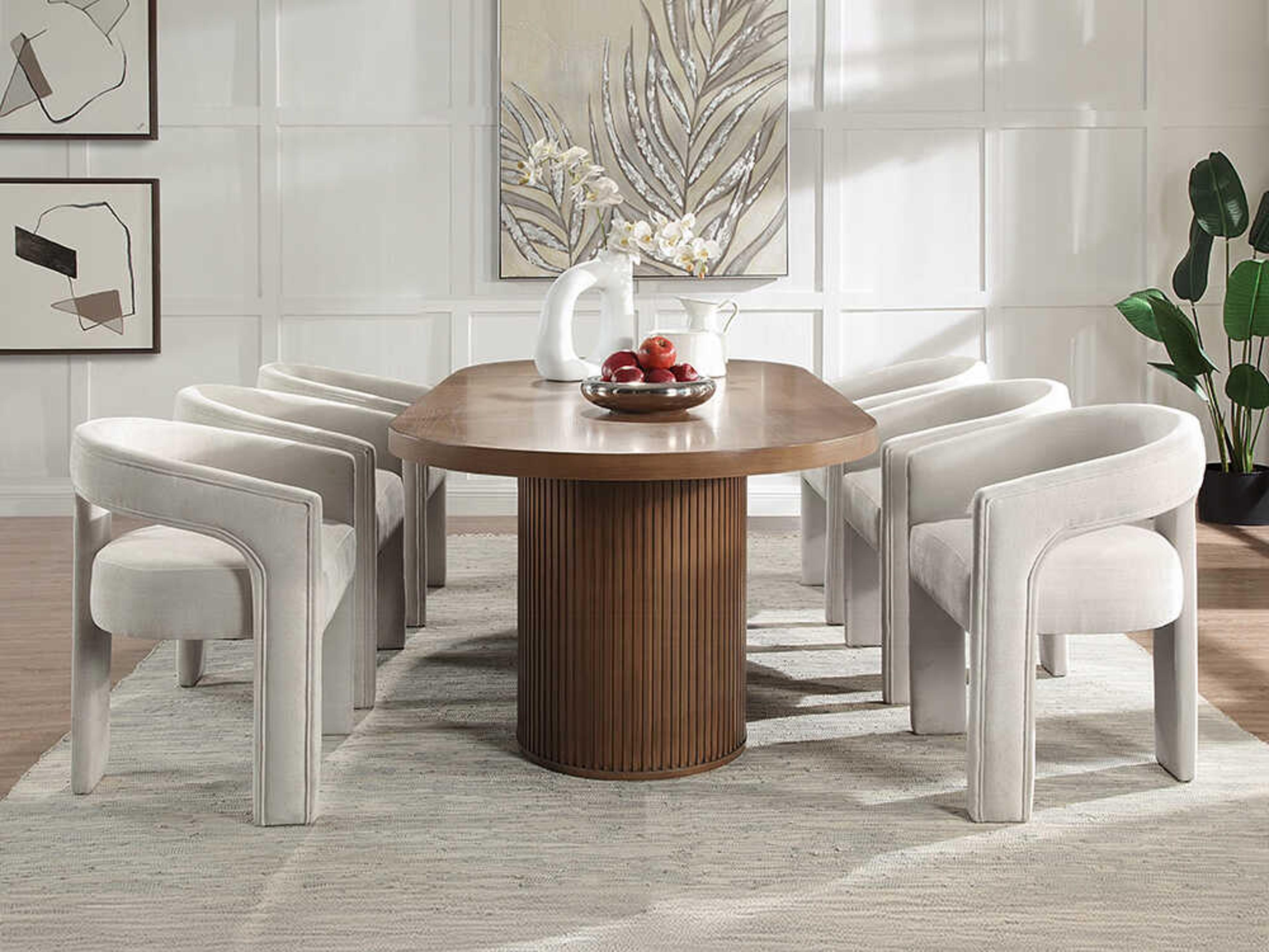 Acme Furniture Gamarya Oak Wood Dining Room Set