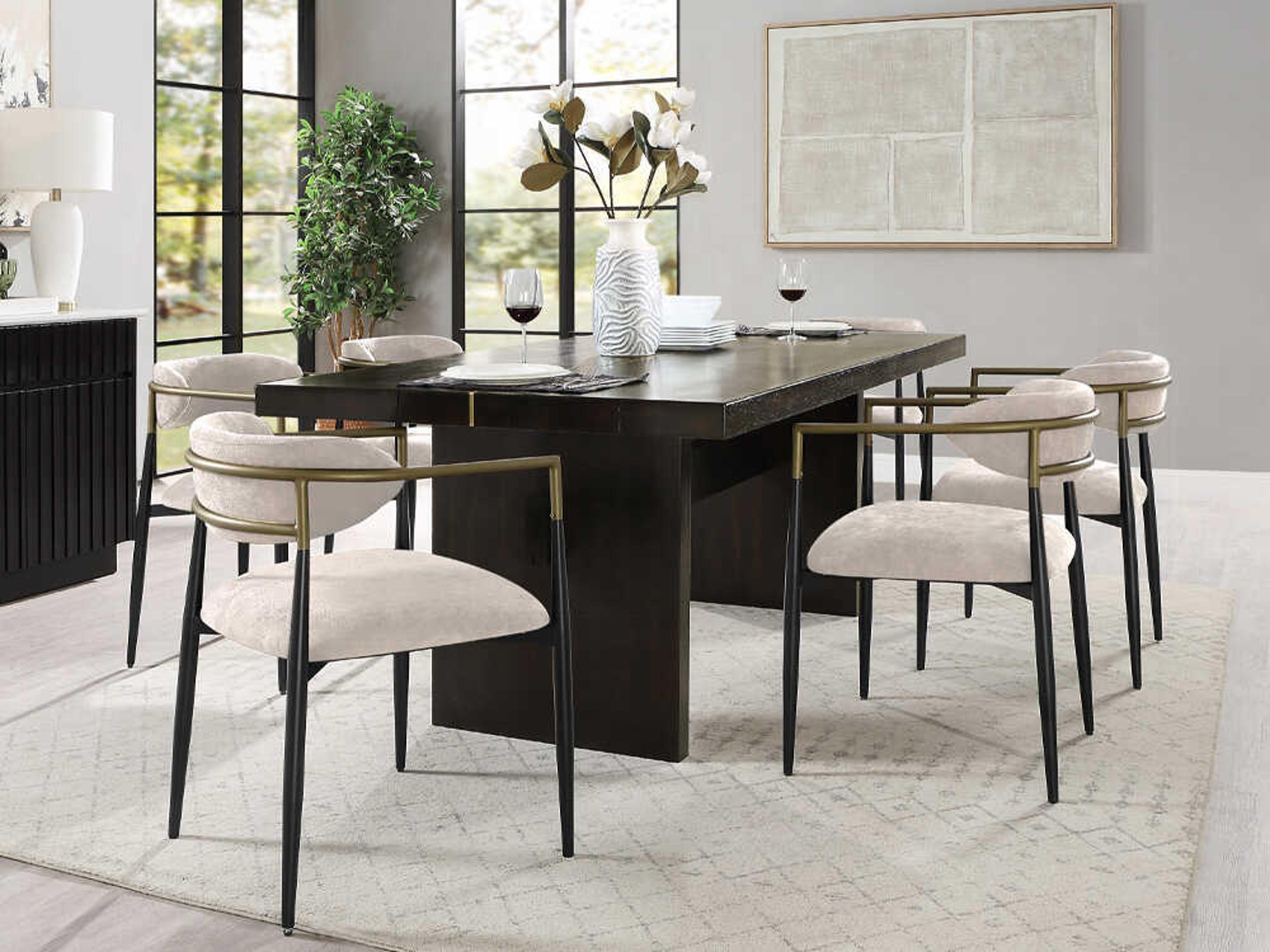 Acme Furniture Jaramillo Oak Wood Dining Room Set