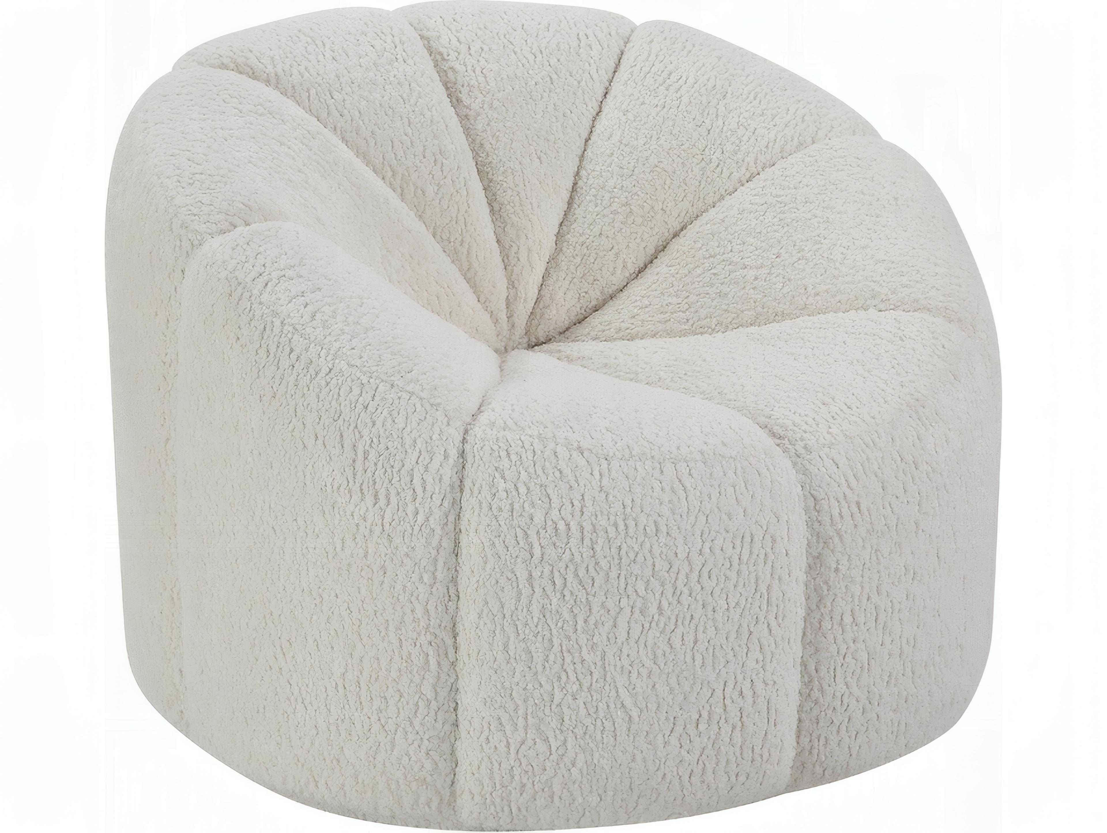 Acme Furniture Osmash Swivel White Accent Chair