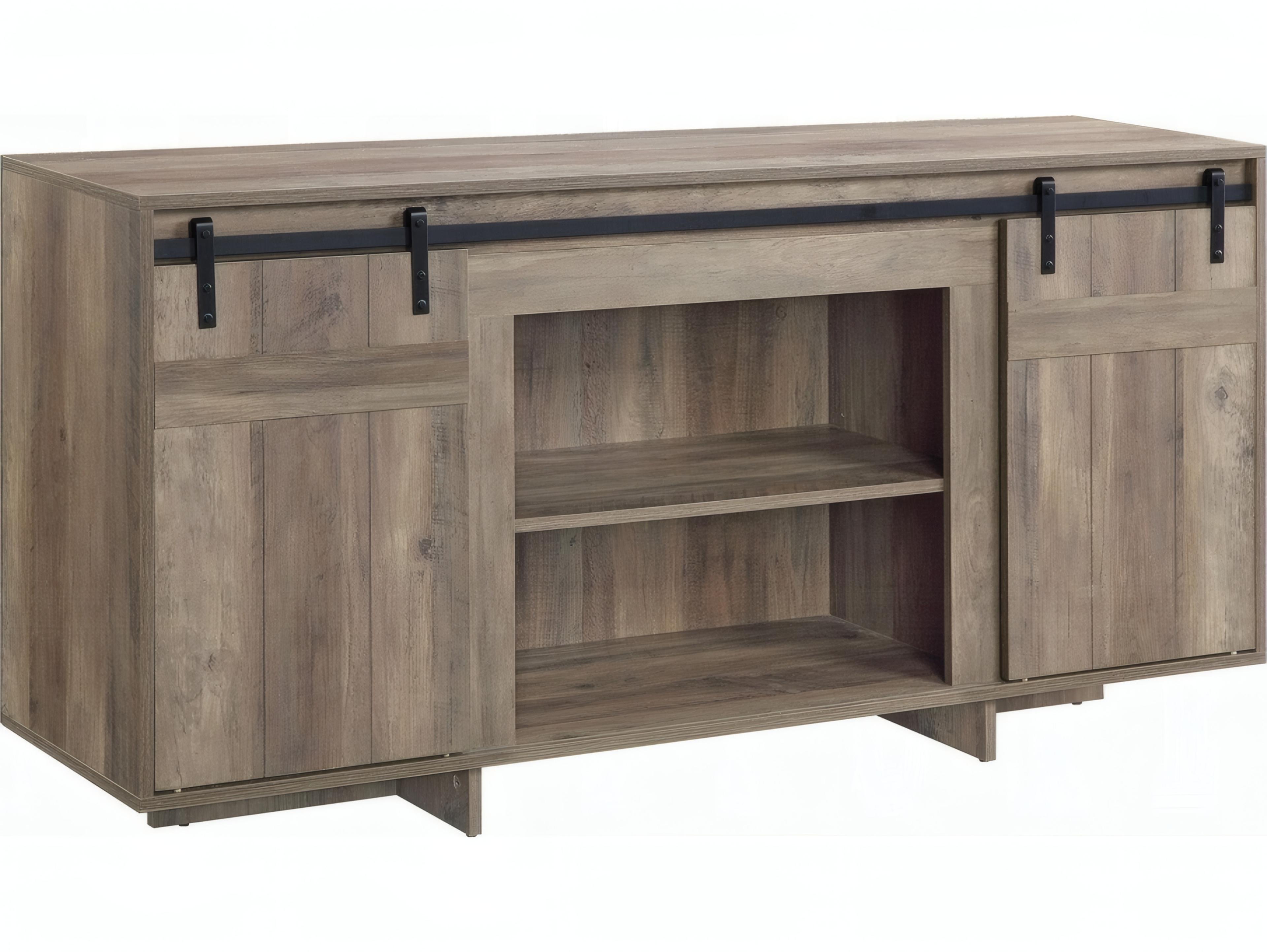 Acme Furniture Bellarosa 60" Gray Washed Media Console