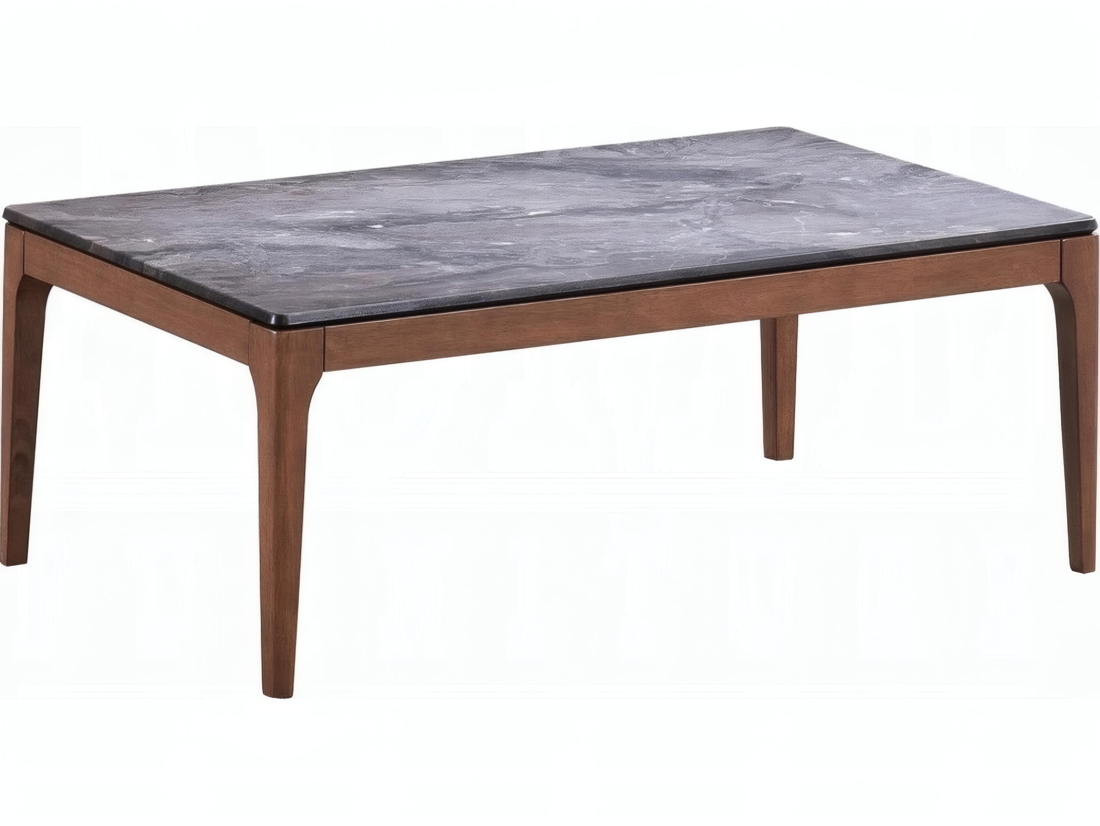 Acme Furniture Bevis Rectangular Engineered Stone Walnut Coffee Table