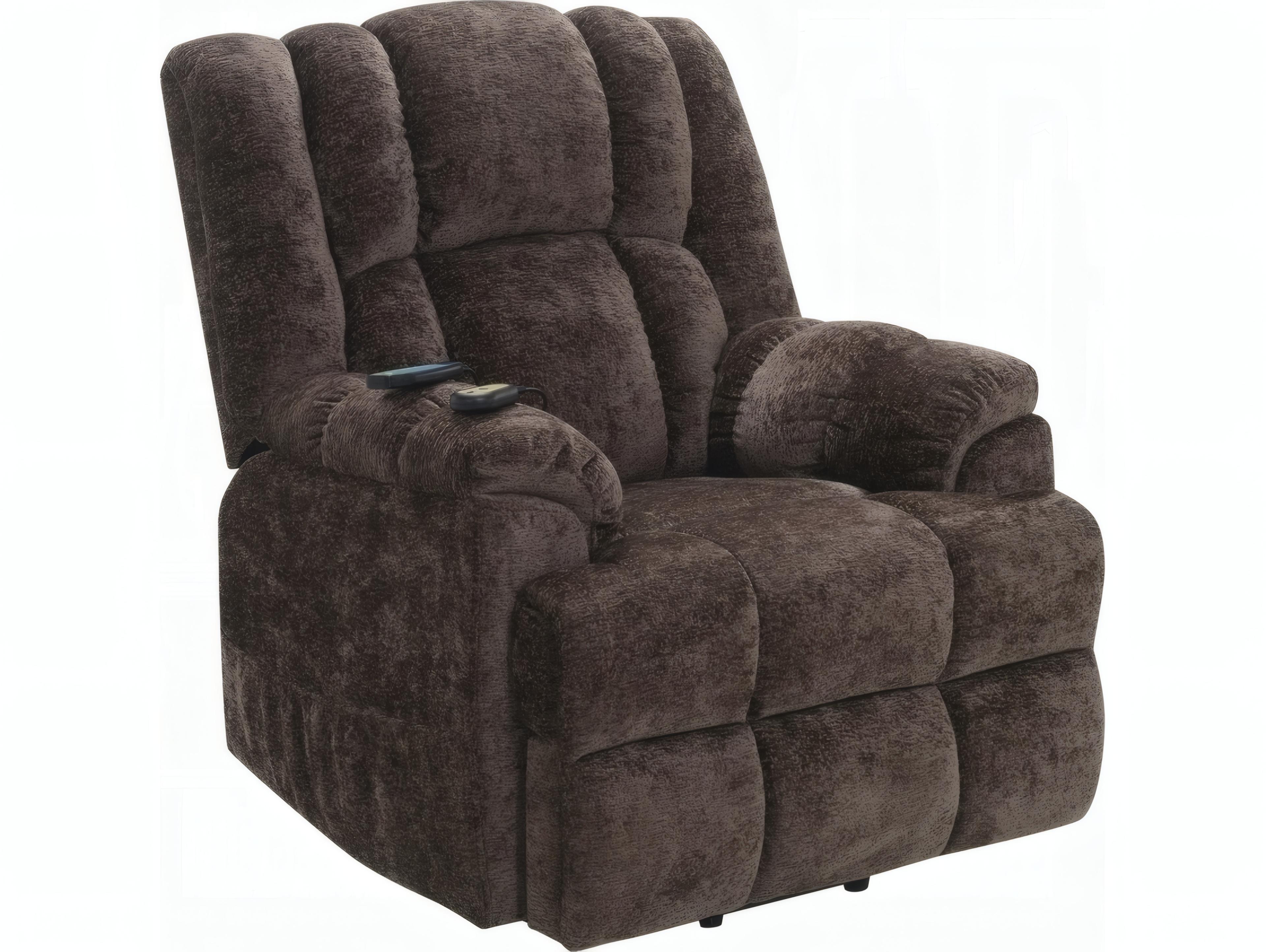 Acme Furniture Pacay Brown Chenille Upholstered Recliner