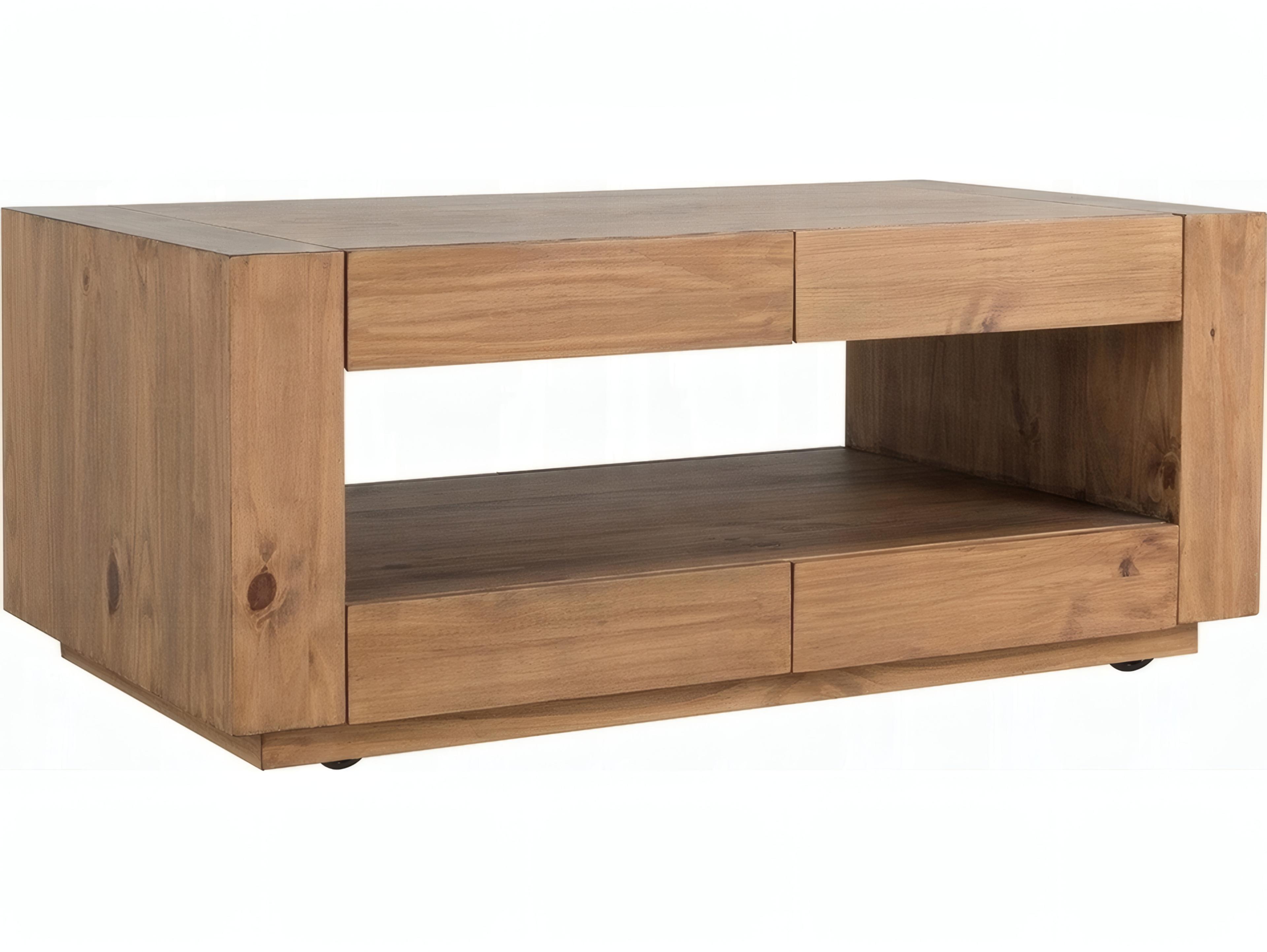 Acme Furniture Harlan Rectangular Wood Oak Coffee Table