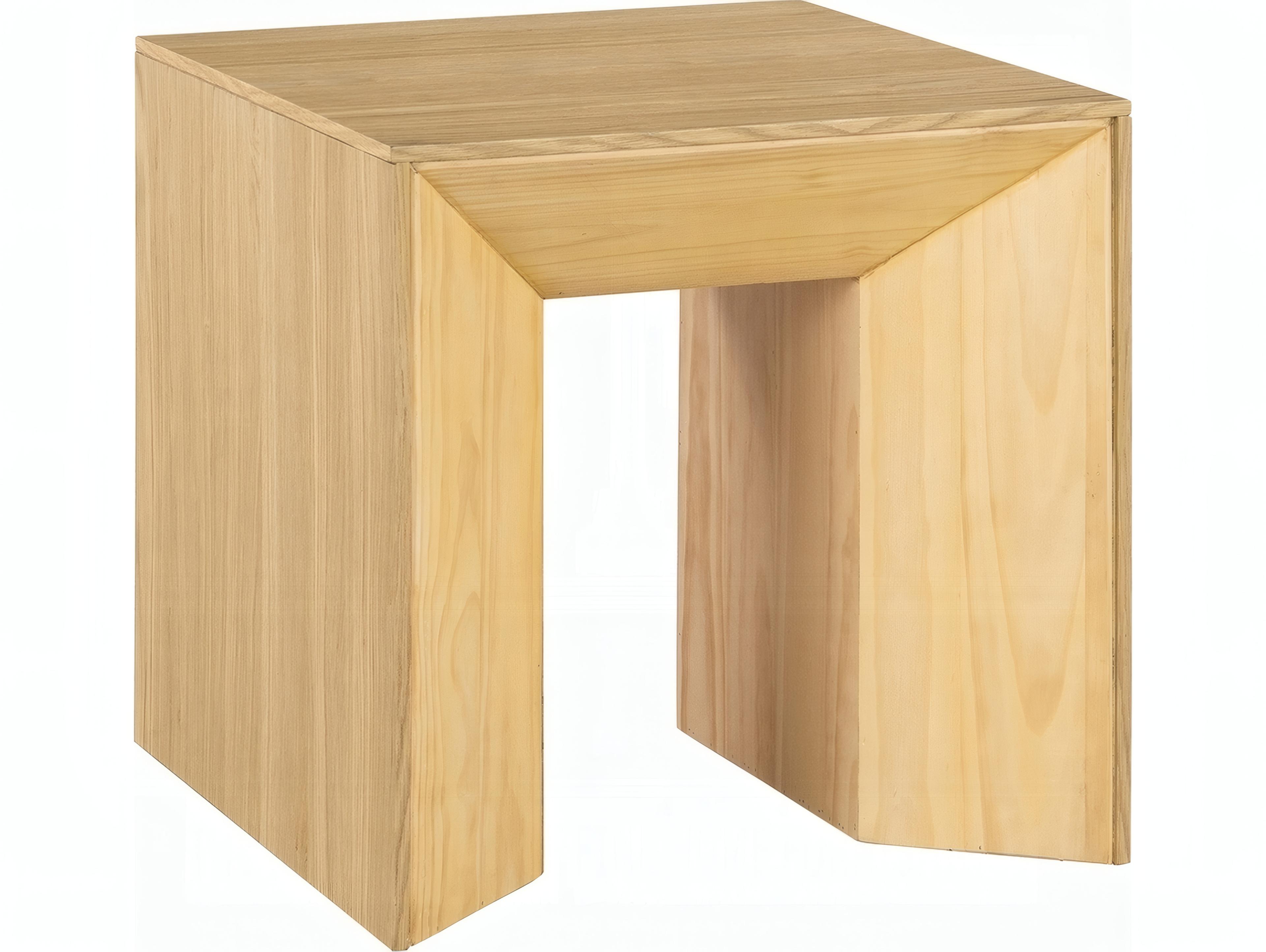 Acme Furniture Harold Square Wood Natural Oak End Table
