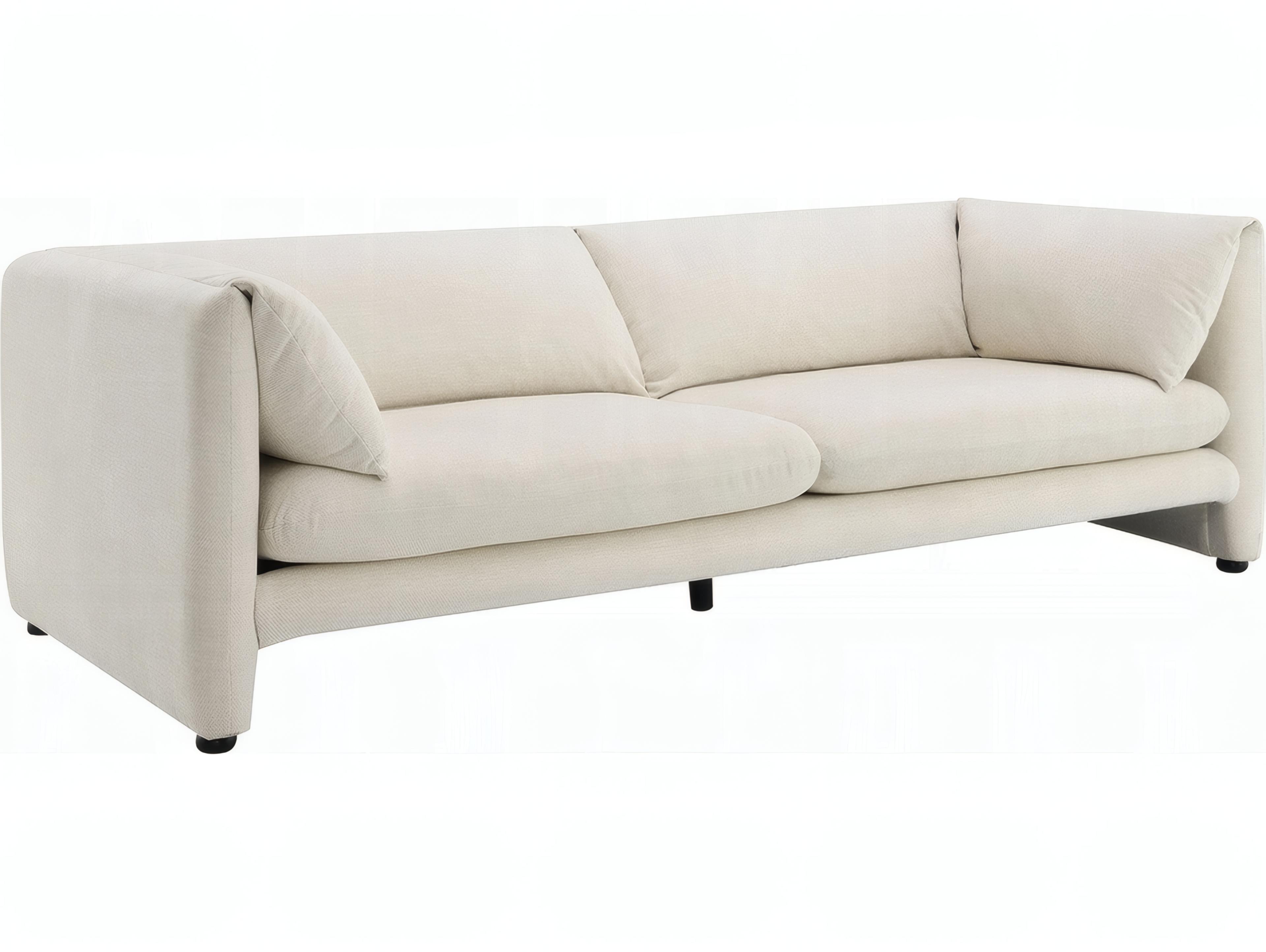 Acme Furniture Jaeda Beige Linen Upholstered Sofa