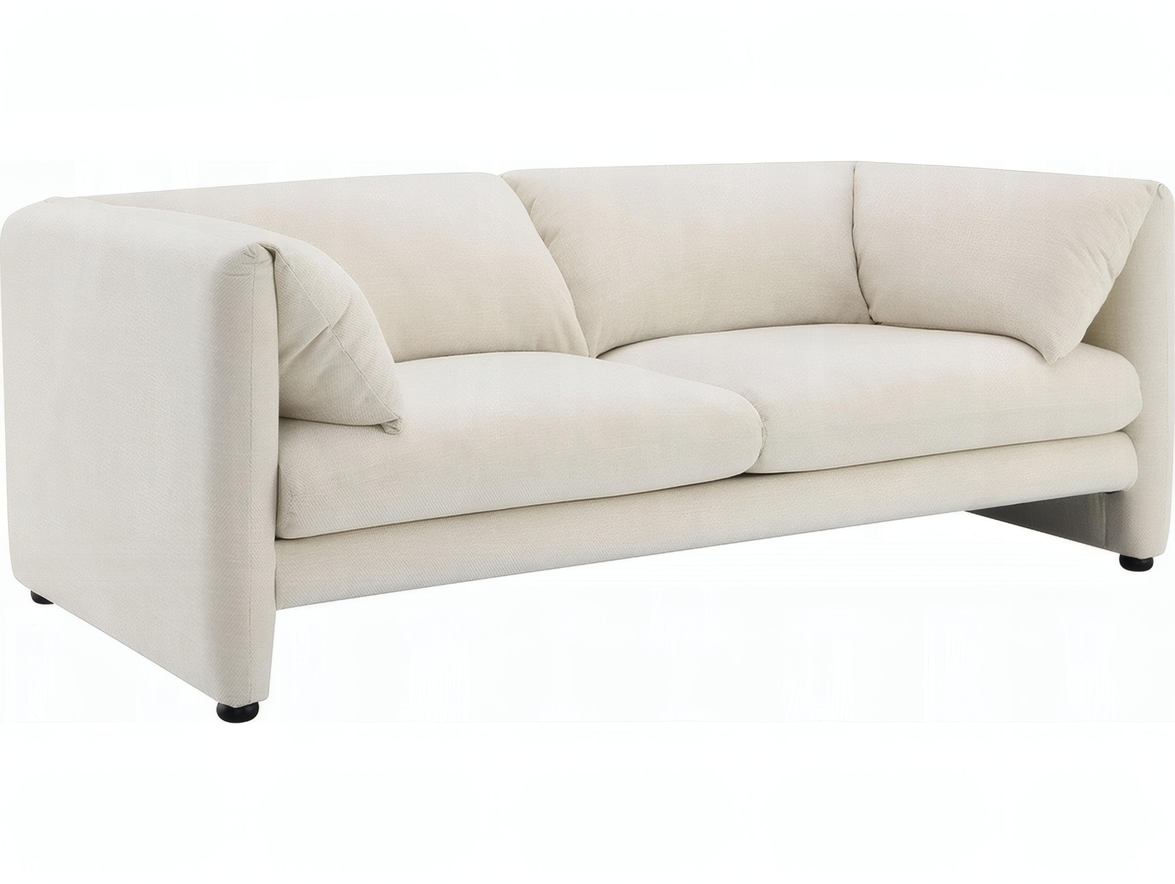 Acme Furniture Jaeda Beige Linen Upholstered Loveseat