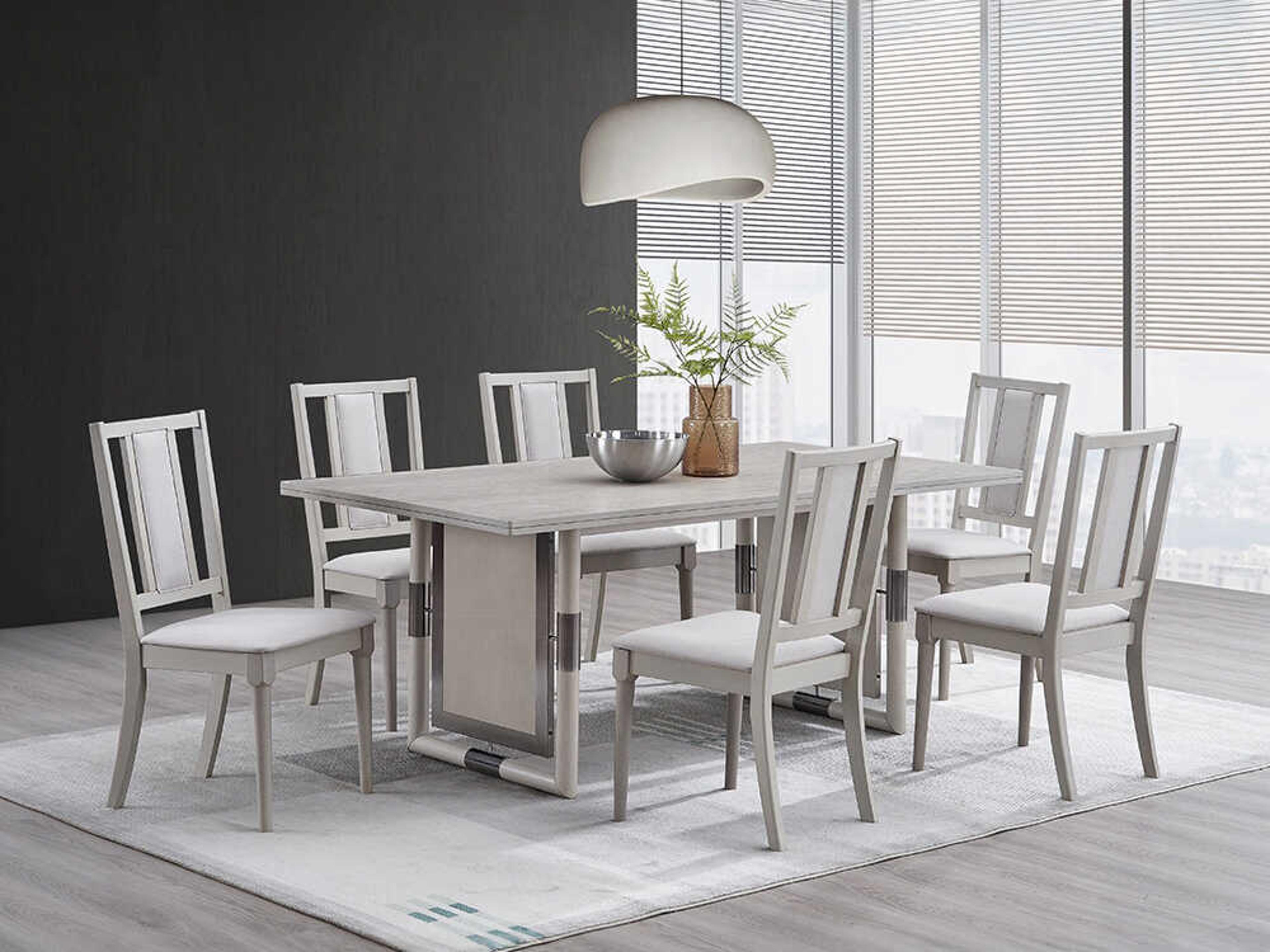 Acme Furniture Marta Rubberwood Dining Room Set