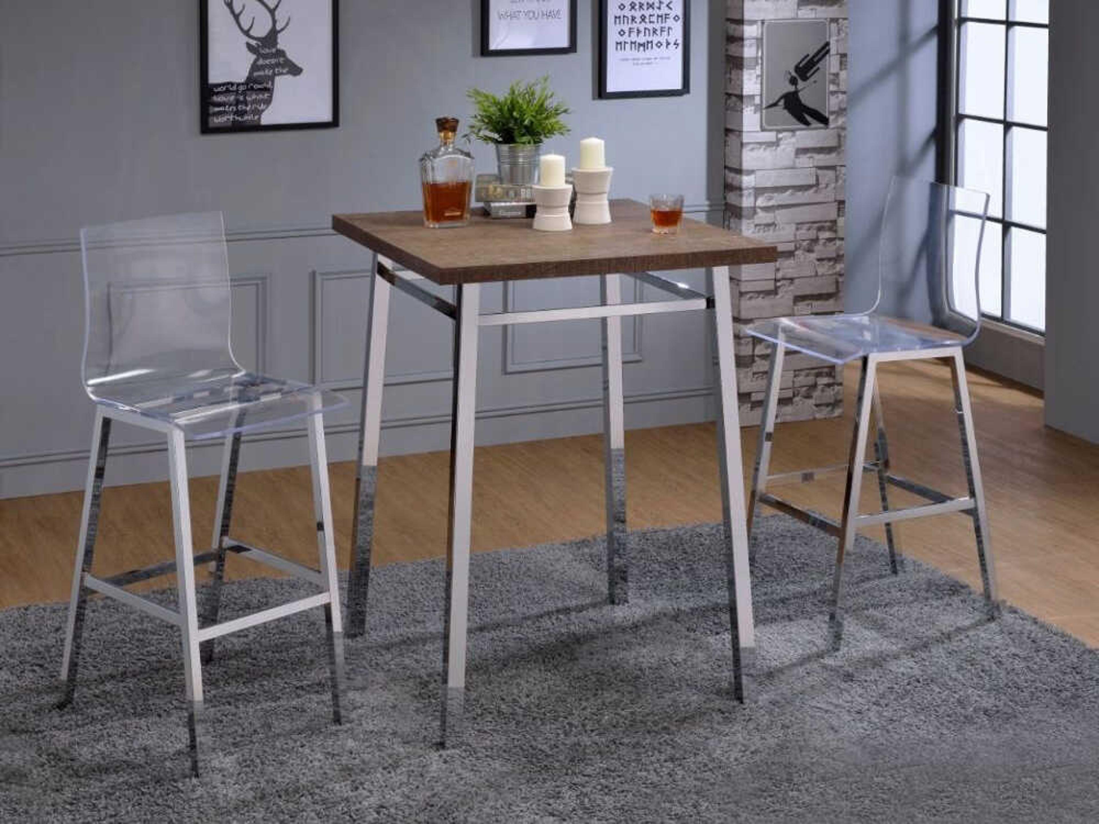 Acme Furniture Nadie Oak Wood Dining Room Set