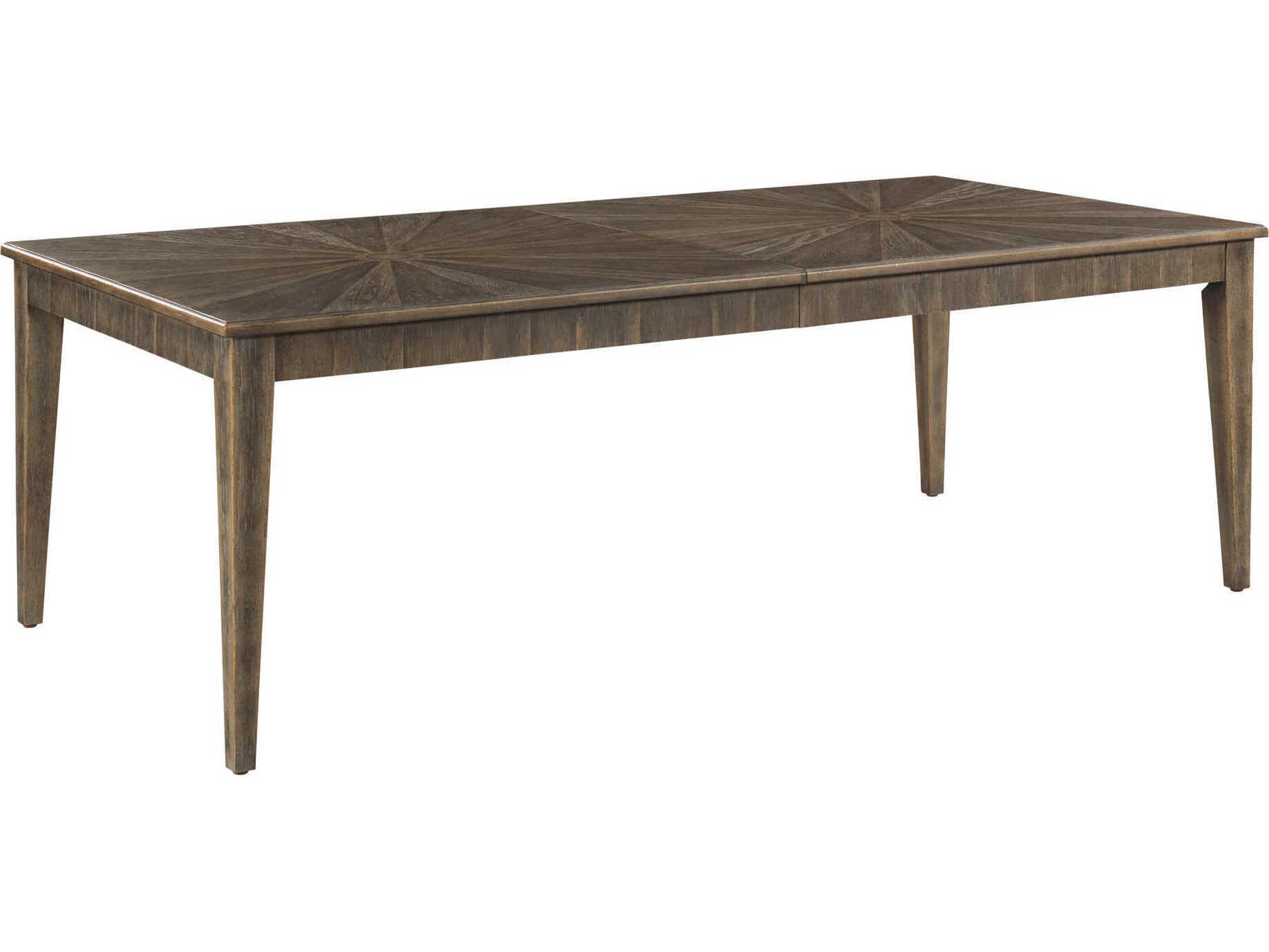 American Drew Emporium Darrell Rectangular Wood Shadow Dining Table
