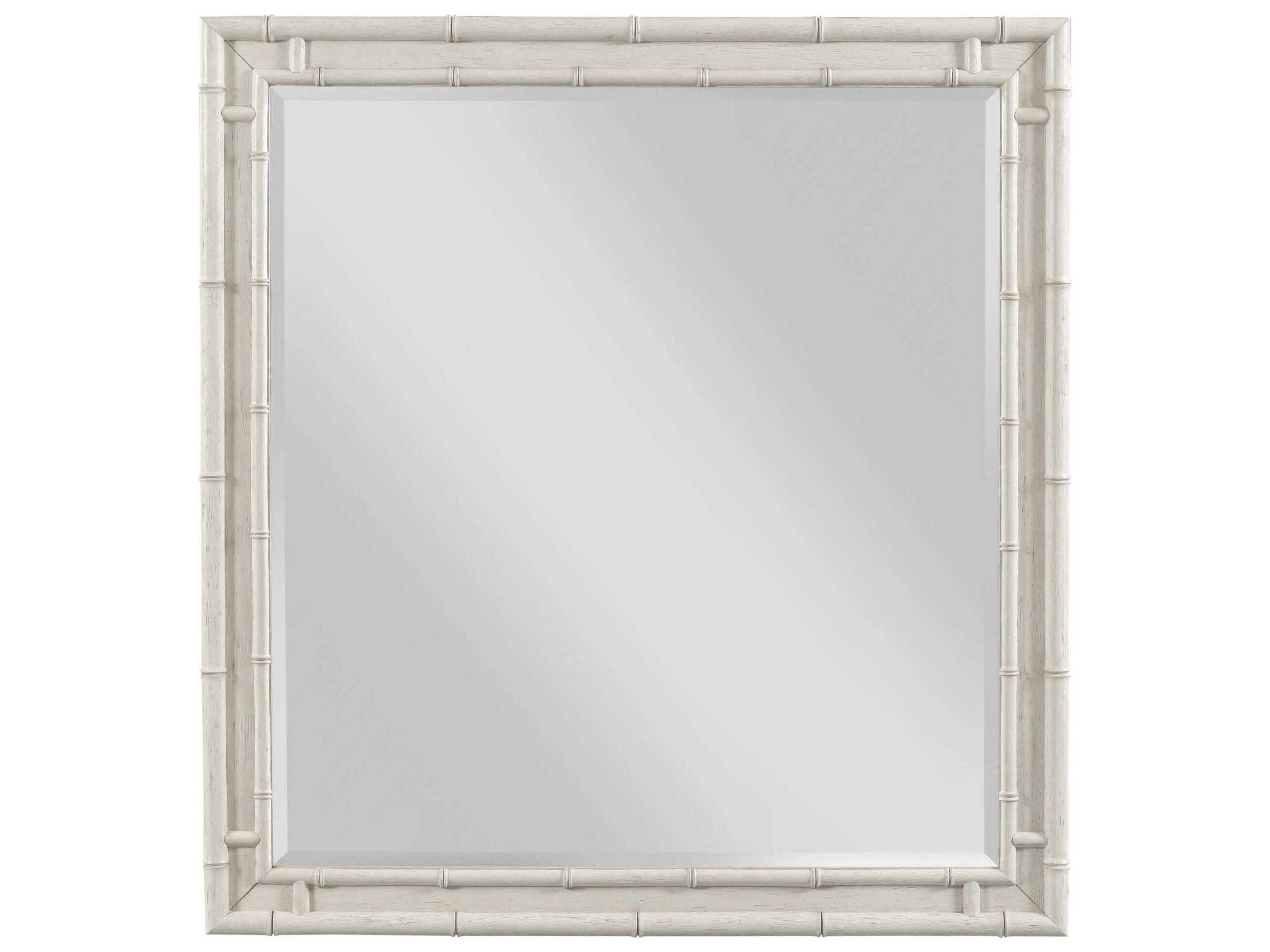American Drew Grand Bay Vida Egret Rectangular Wall Mirror