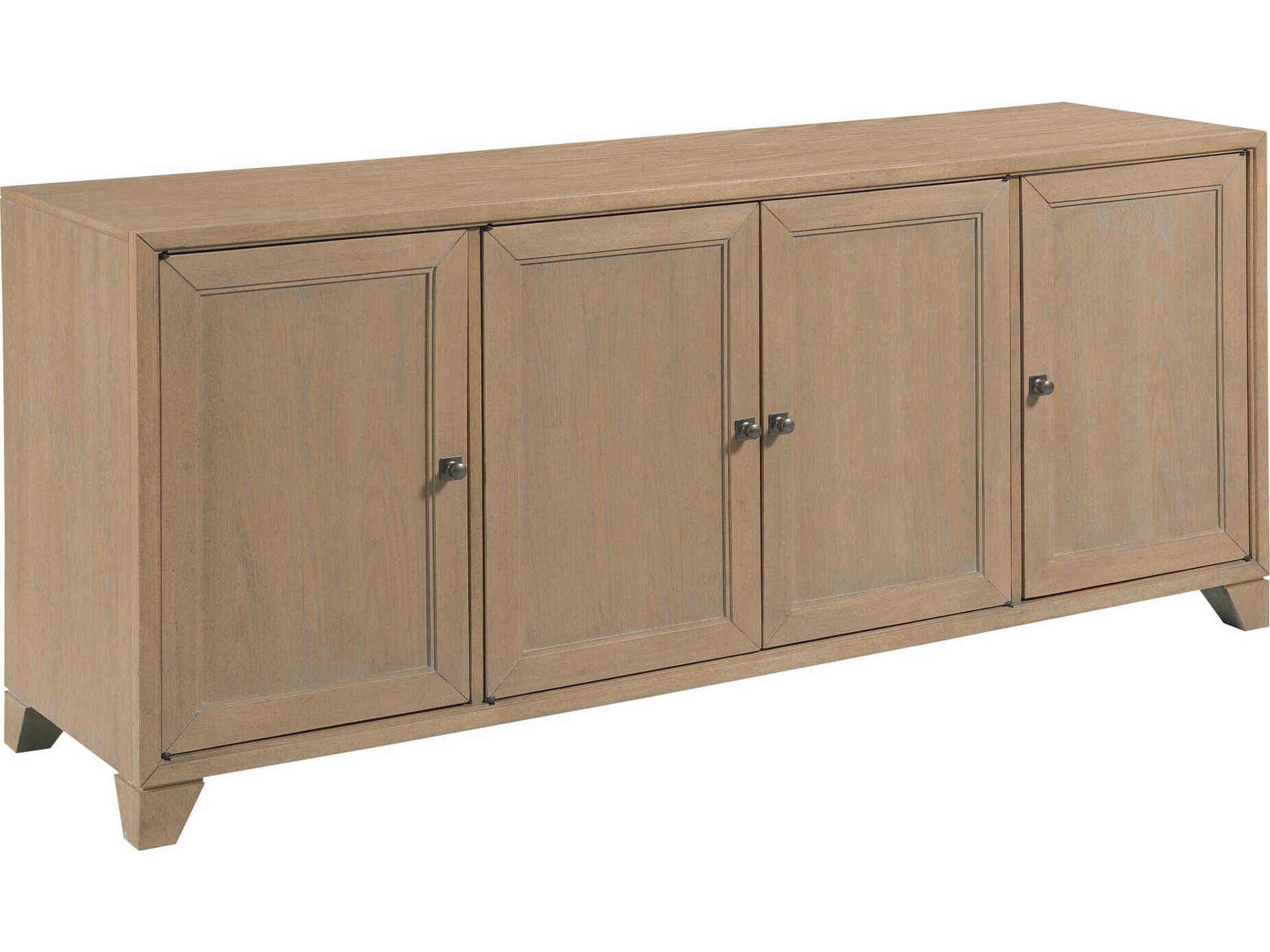 American Drew Windover Atana 74" Oak Wood Media Console