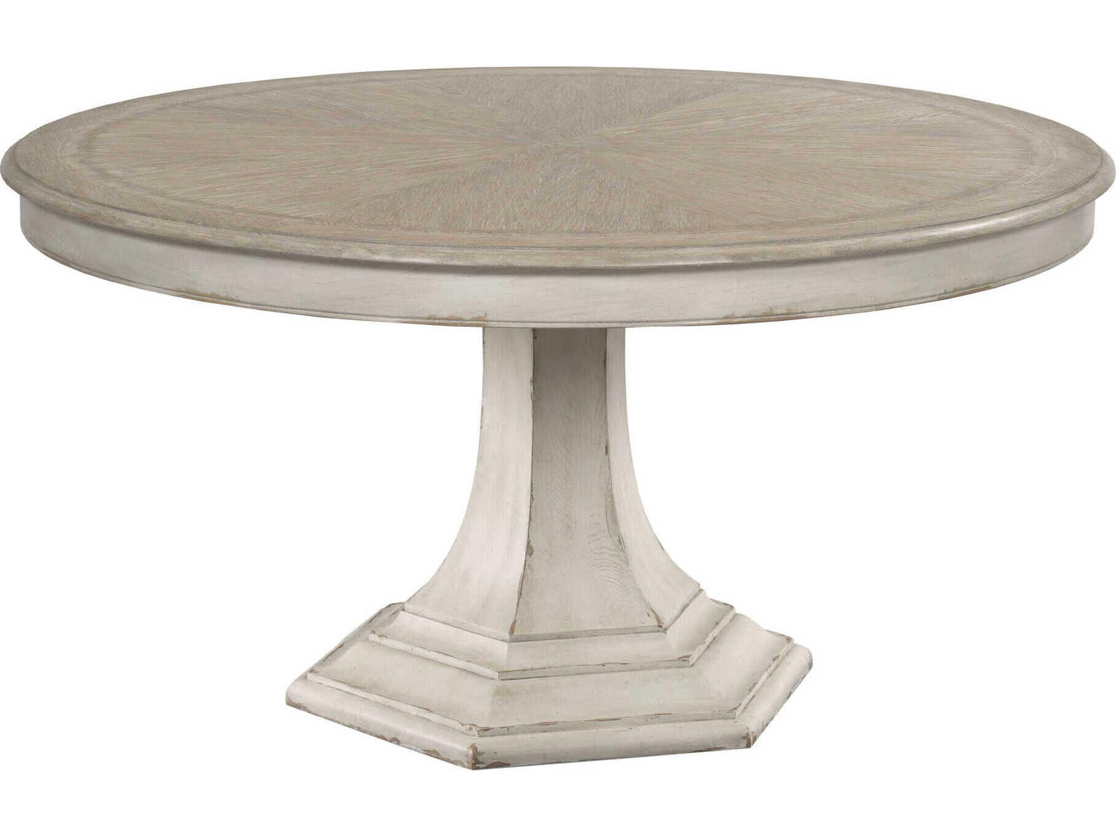 American Drew Cambric Civette Round Wood Breve Dining Table