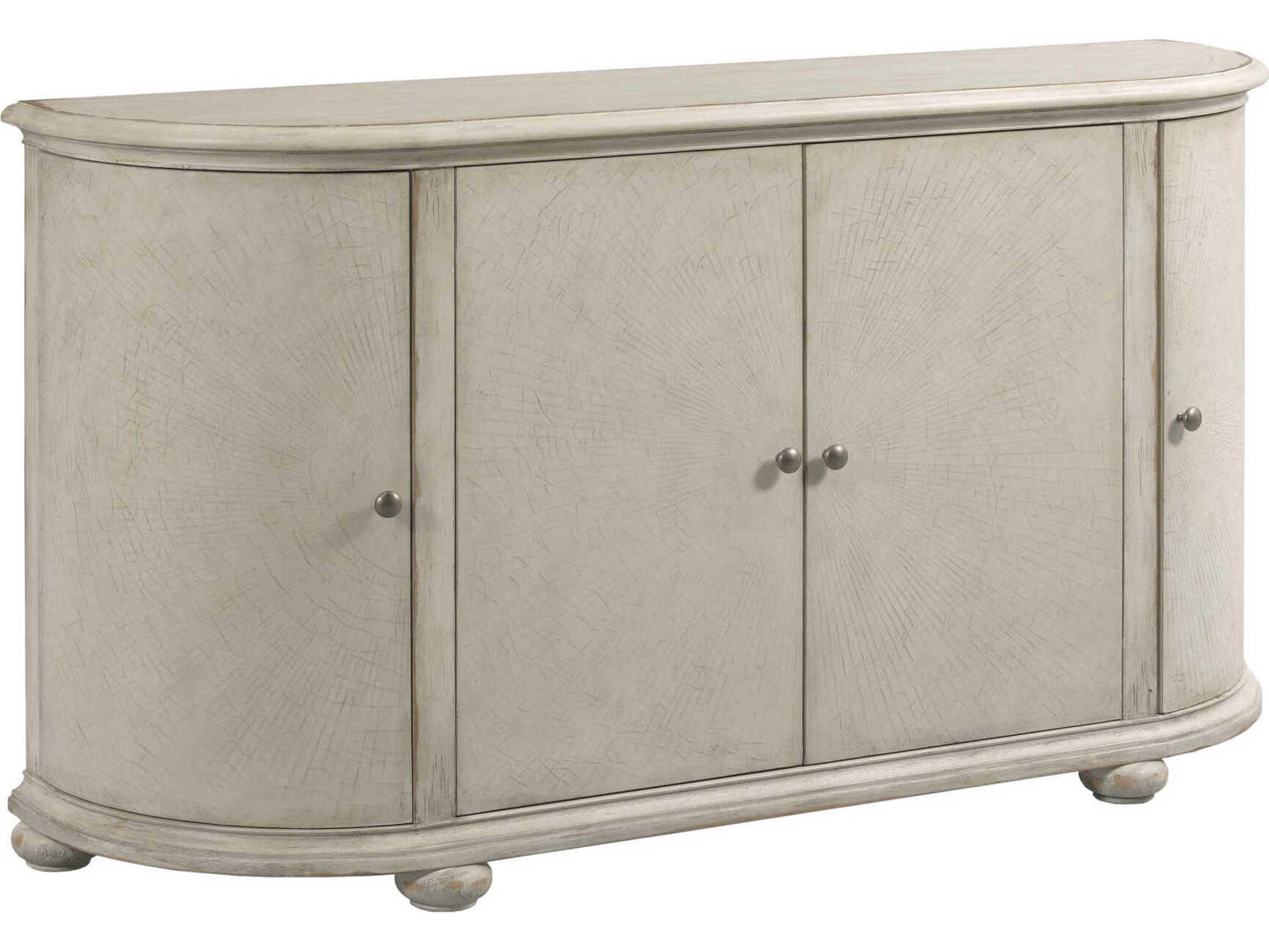 American Drew Cambric Picard 66" Oak Wood Creme Sideboard