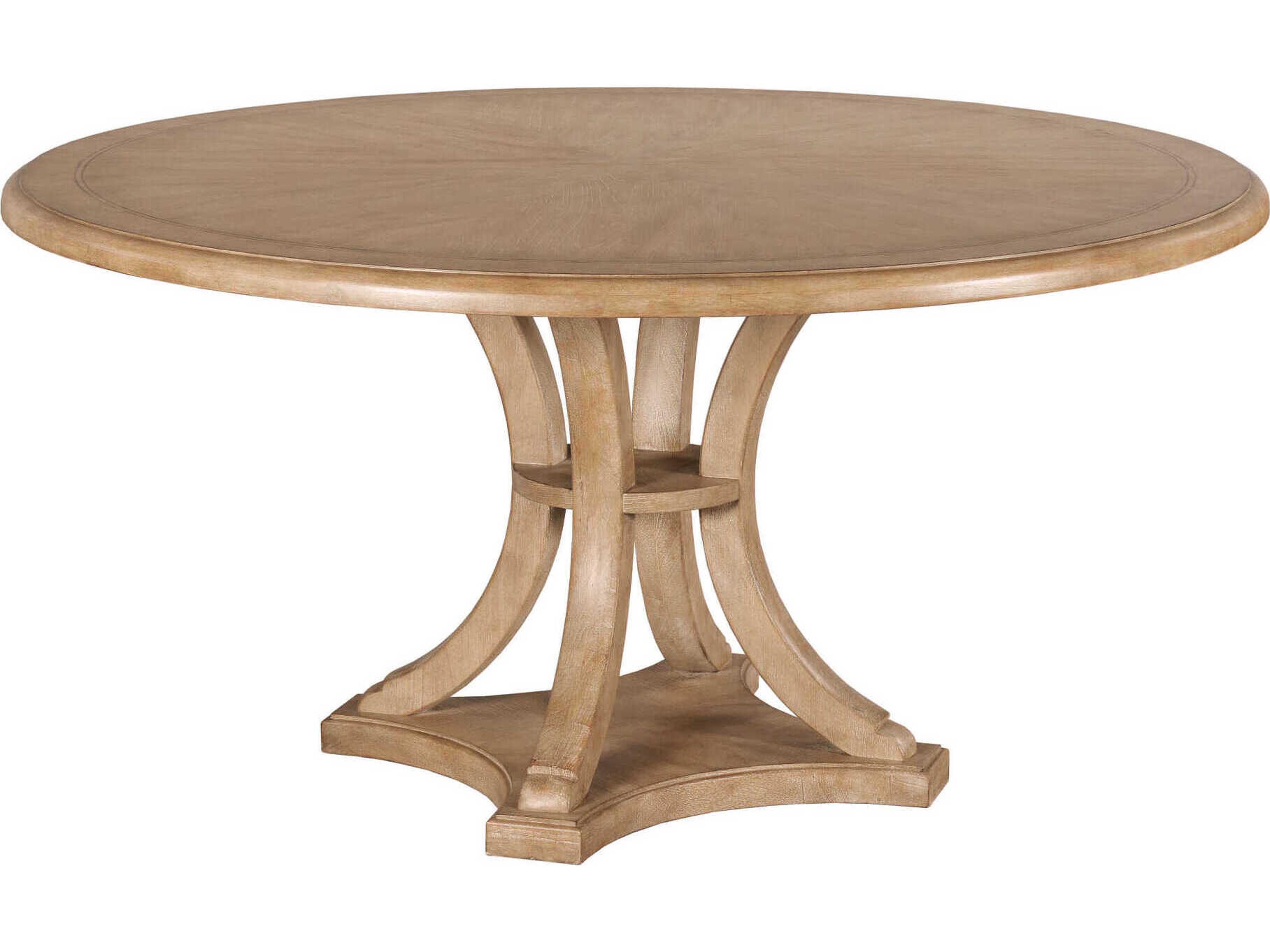 American Drew Chastain Midway Round Wood Dining Table