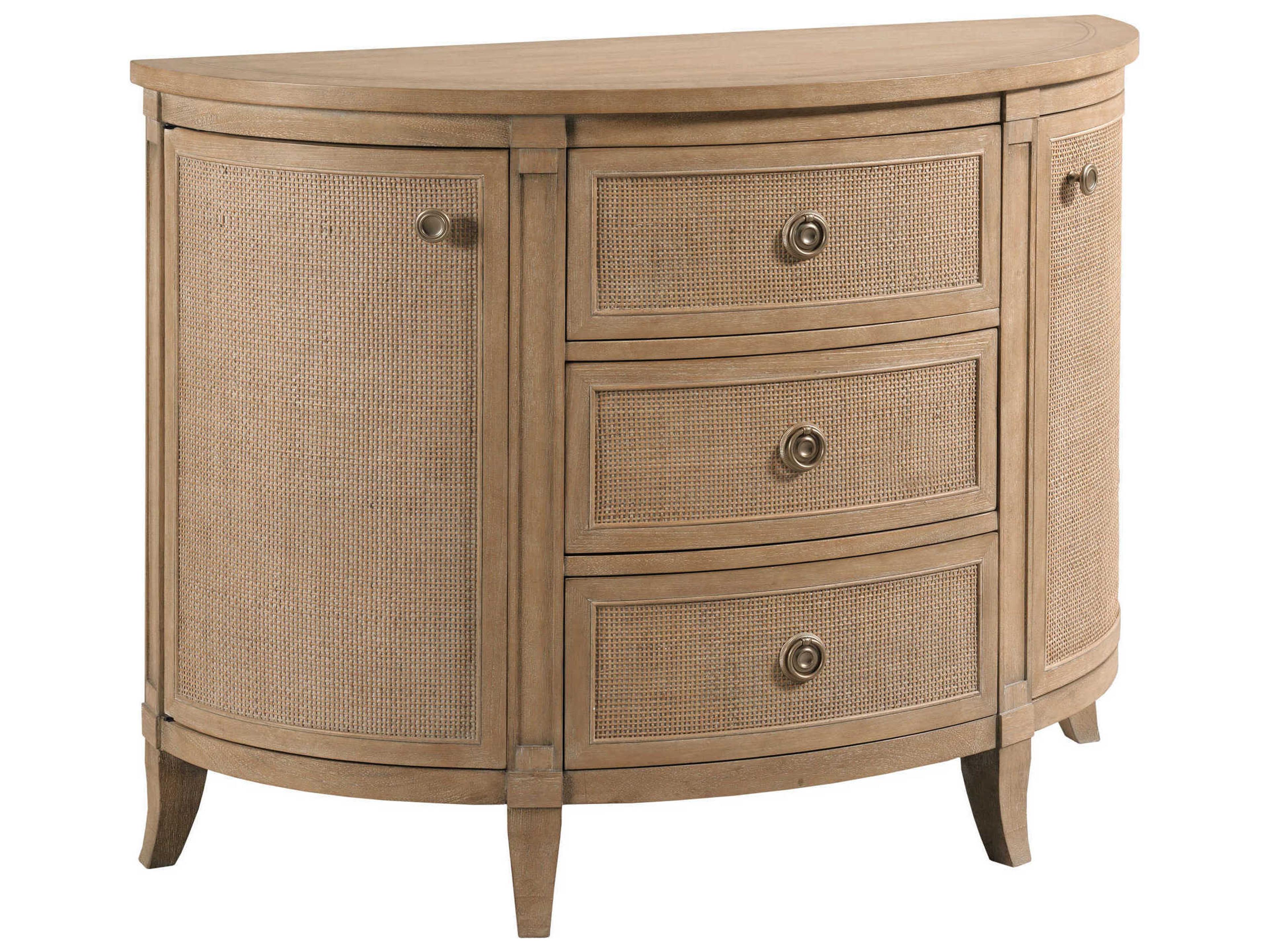 American Drew Chastain Woodfield Brown Elm Wood Accent Chest