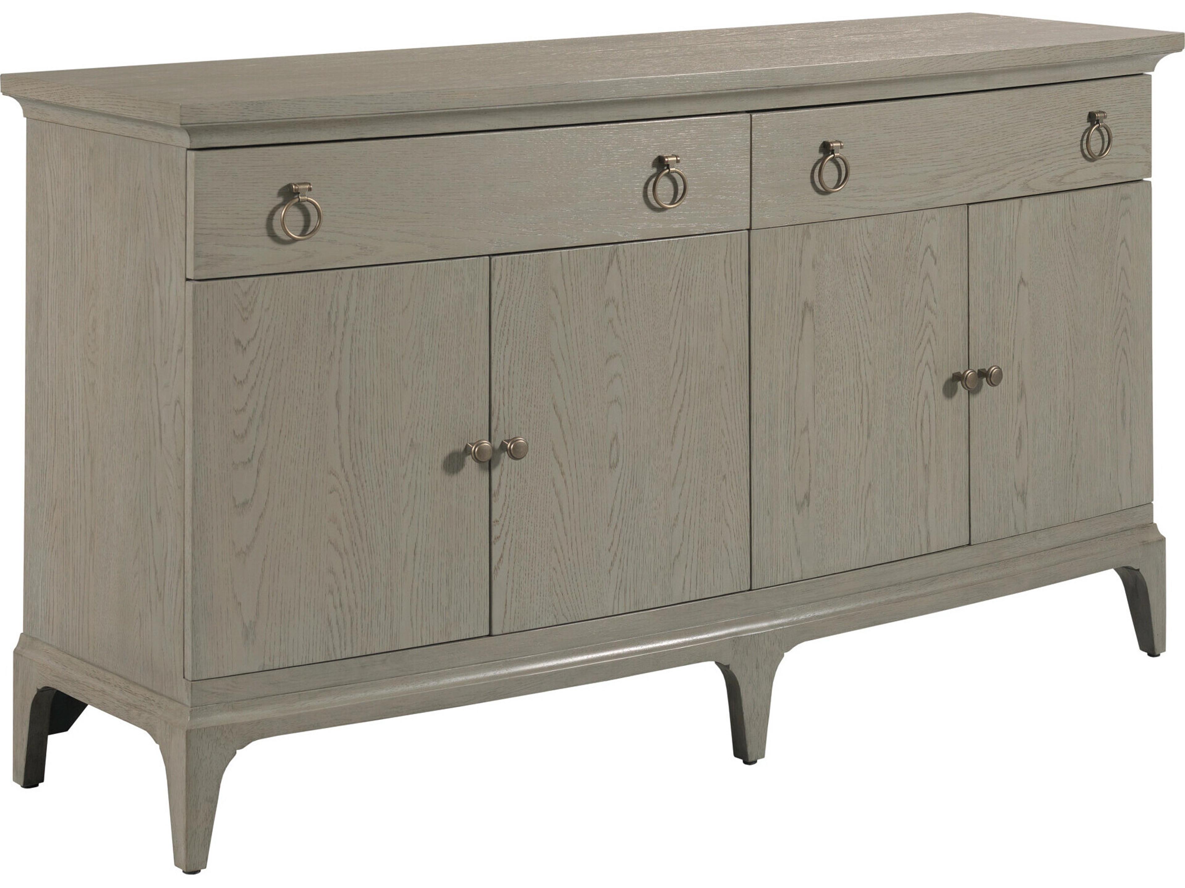 American Drew Milan 68" Oak Wood Sideboard