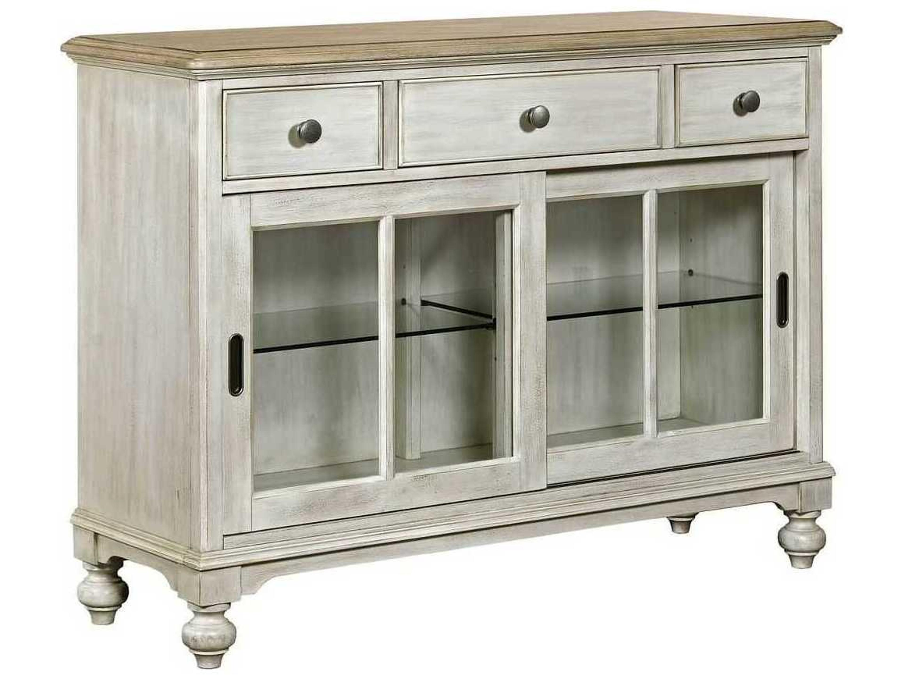 American Drew Litchfield 54" Hardwood Sun Washed Sideboard