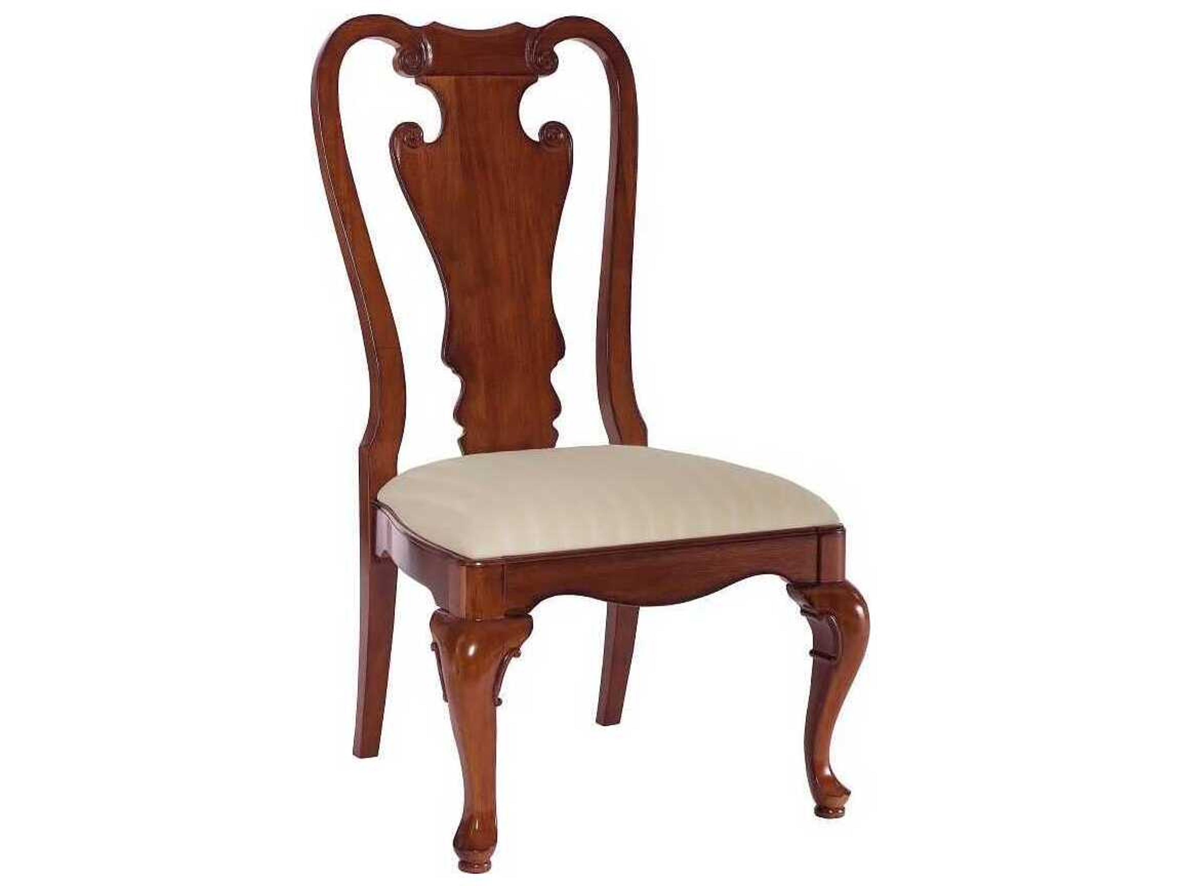 American Drew Cherry Grove Wood Upholstered Armless Dining Chair
