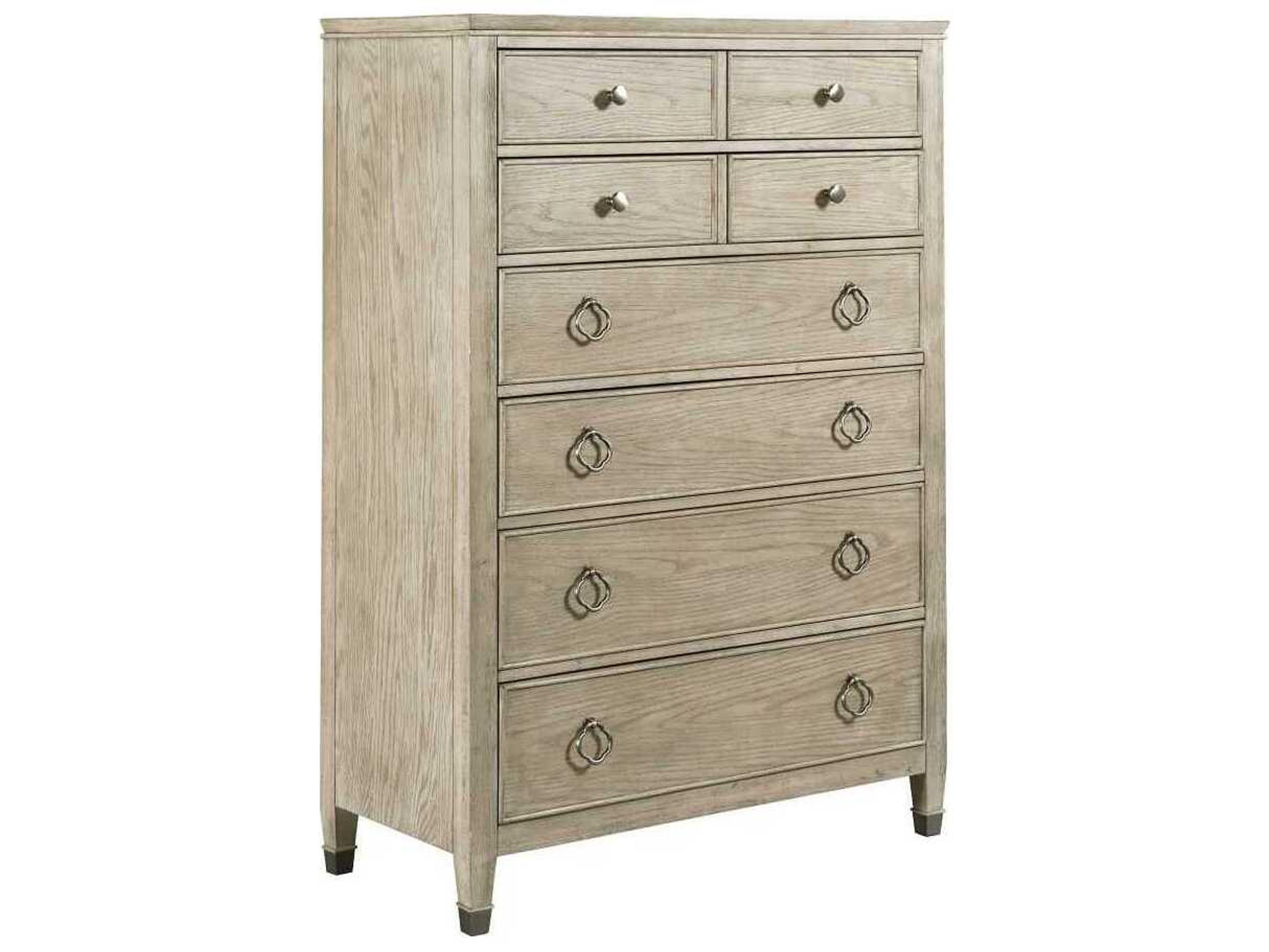 American Drew Vista Midland Oyster Brown Hardwood Accent Chest