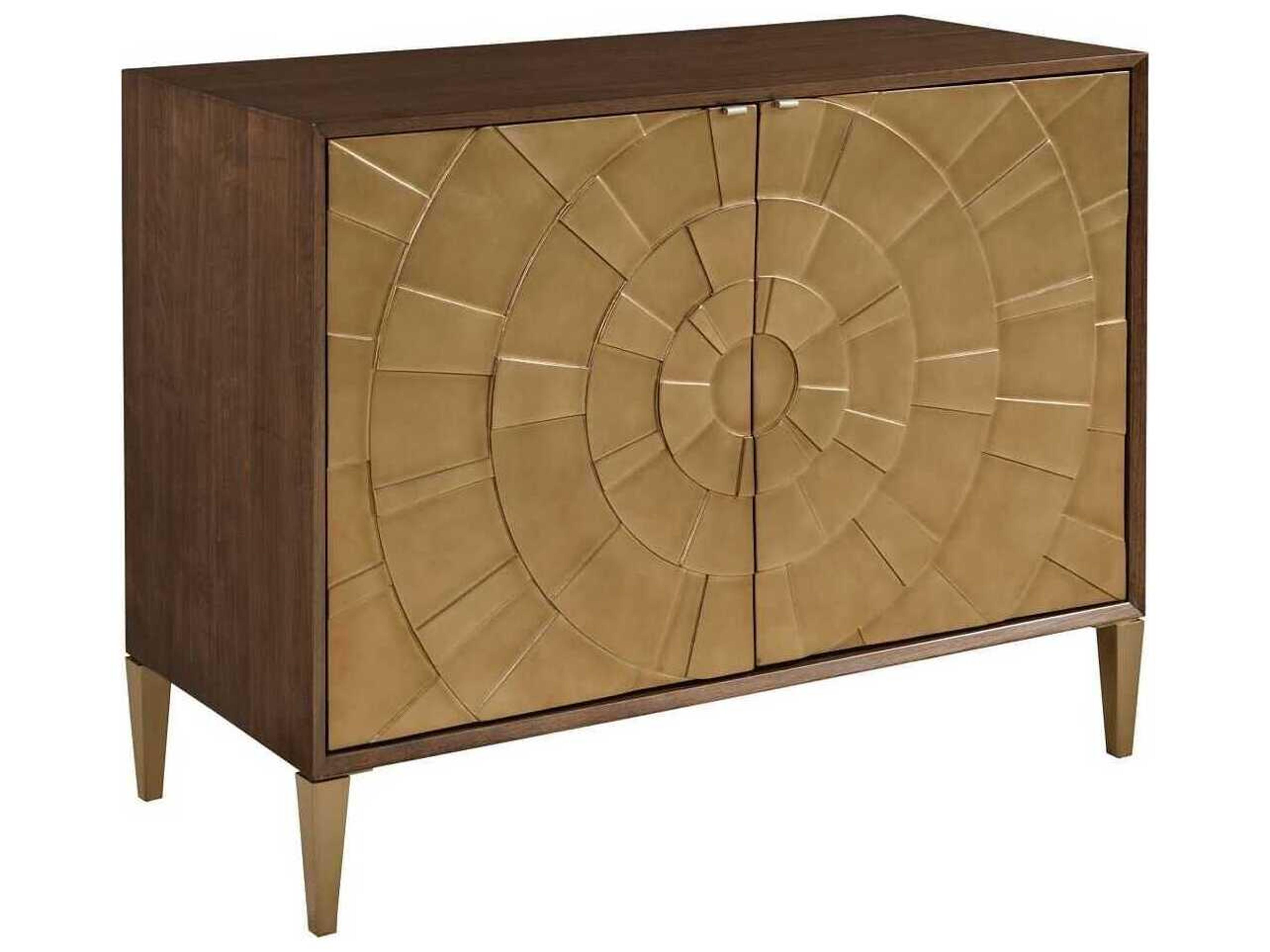 American Drew Vantage Norwalk Amaretto Gold Hardwood Accent Chest