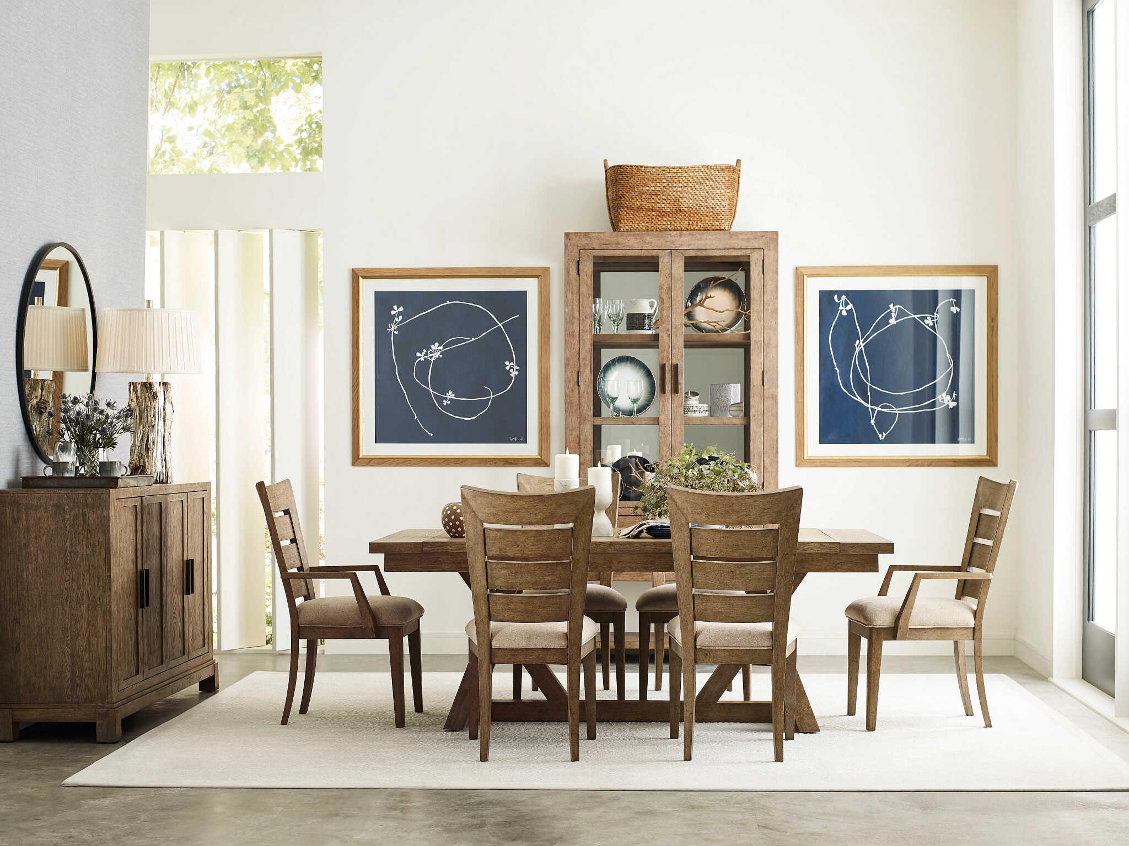 American Drew Skyline Hardwood Dining Room Set