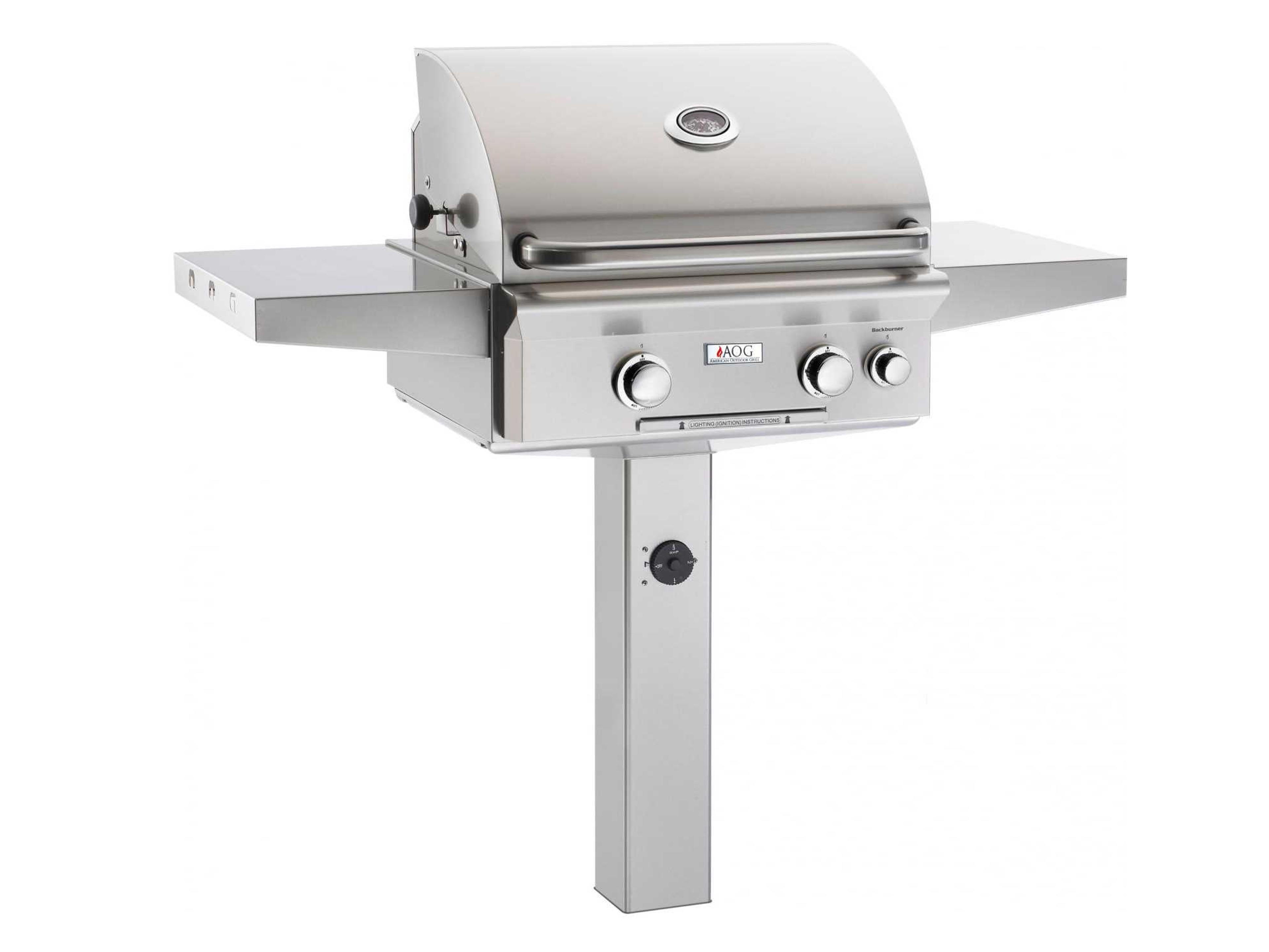 AOG L Series Post Mount 24'' BBQ Grill