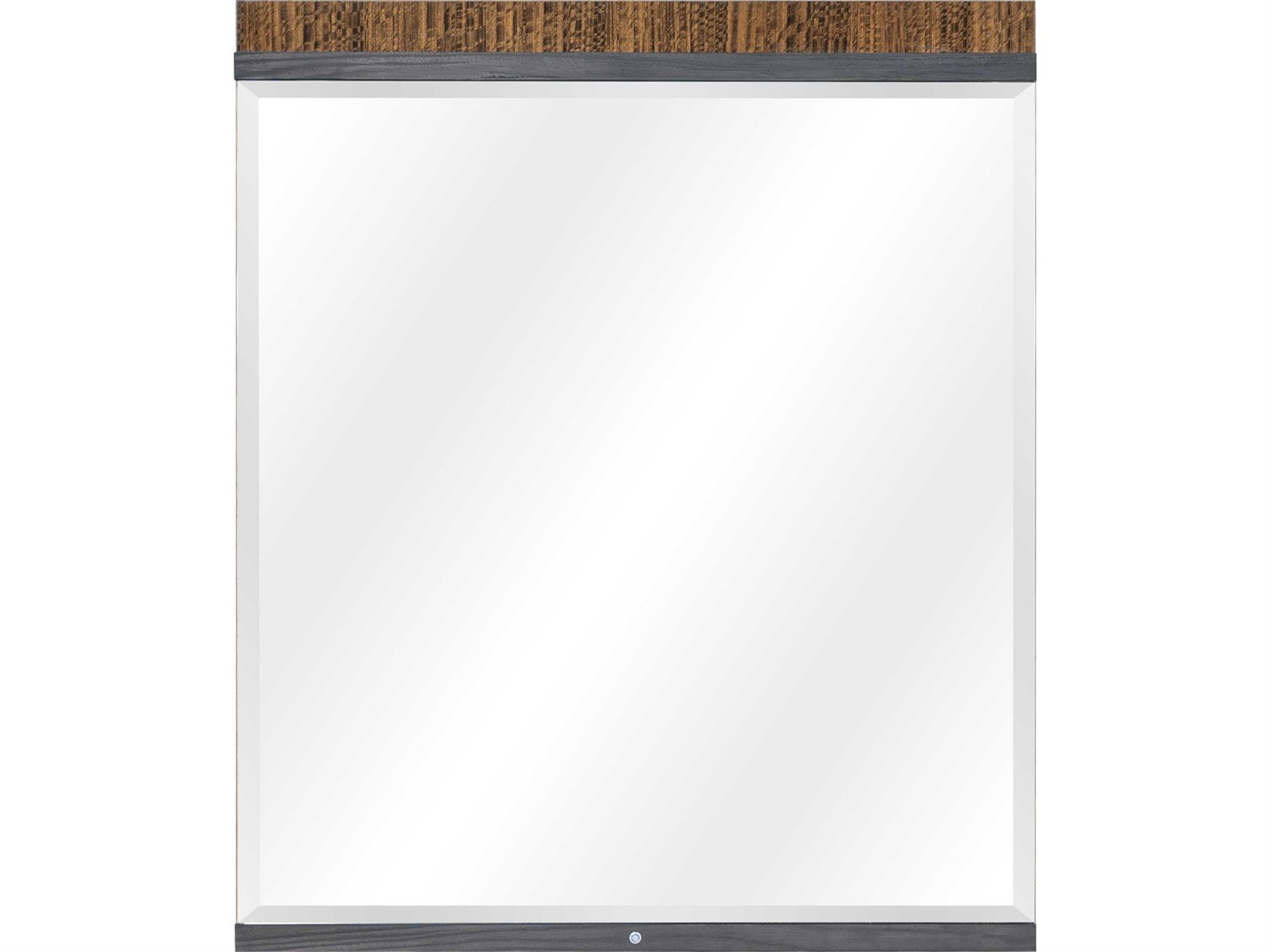 Michael Amini Kayner Charcoal Rectangular Dresser Mirror