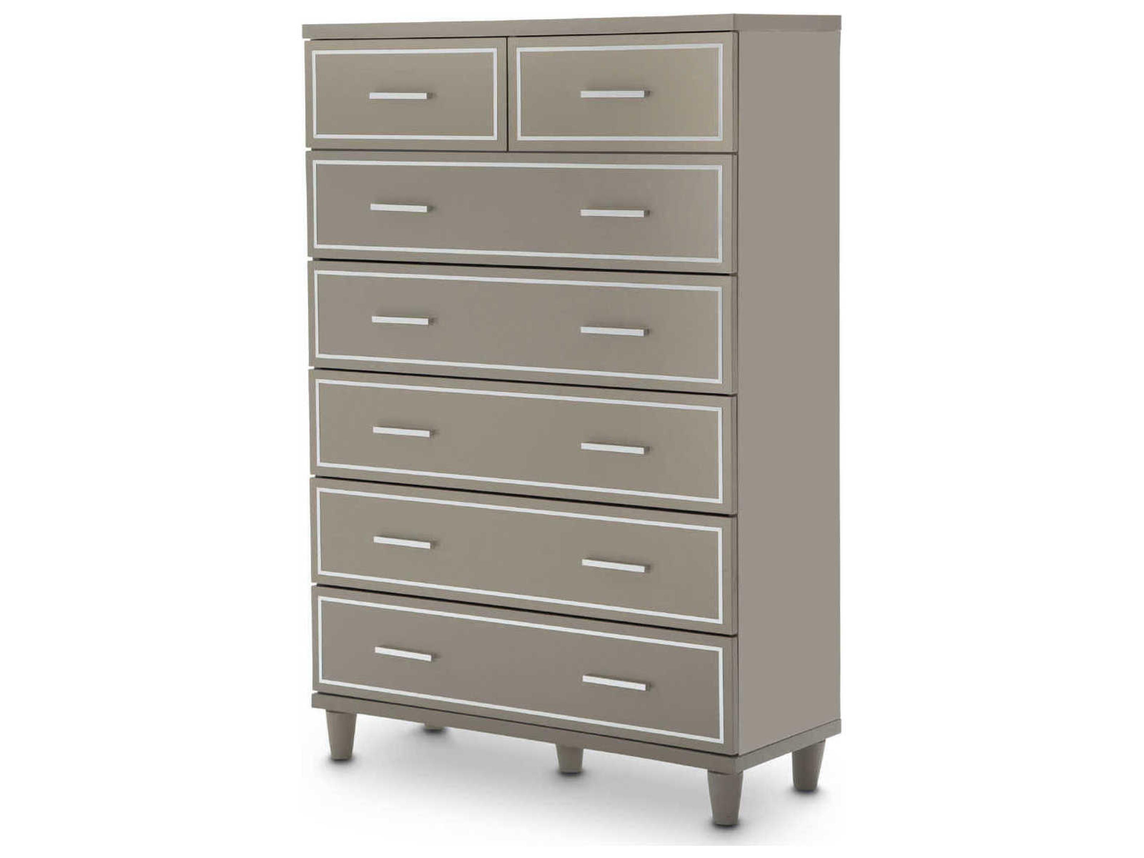 Michael Amini Urban Place Dove Grey Accent Chest