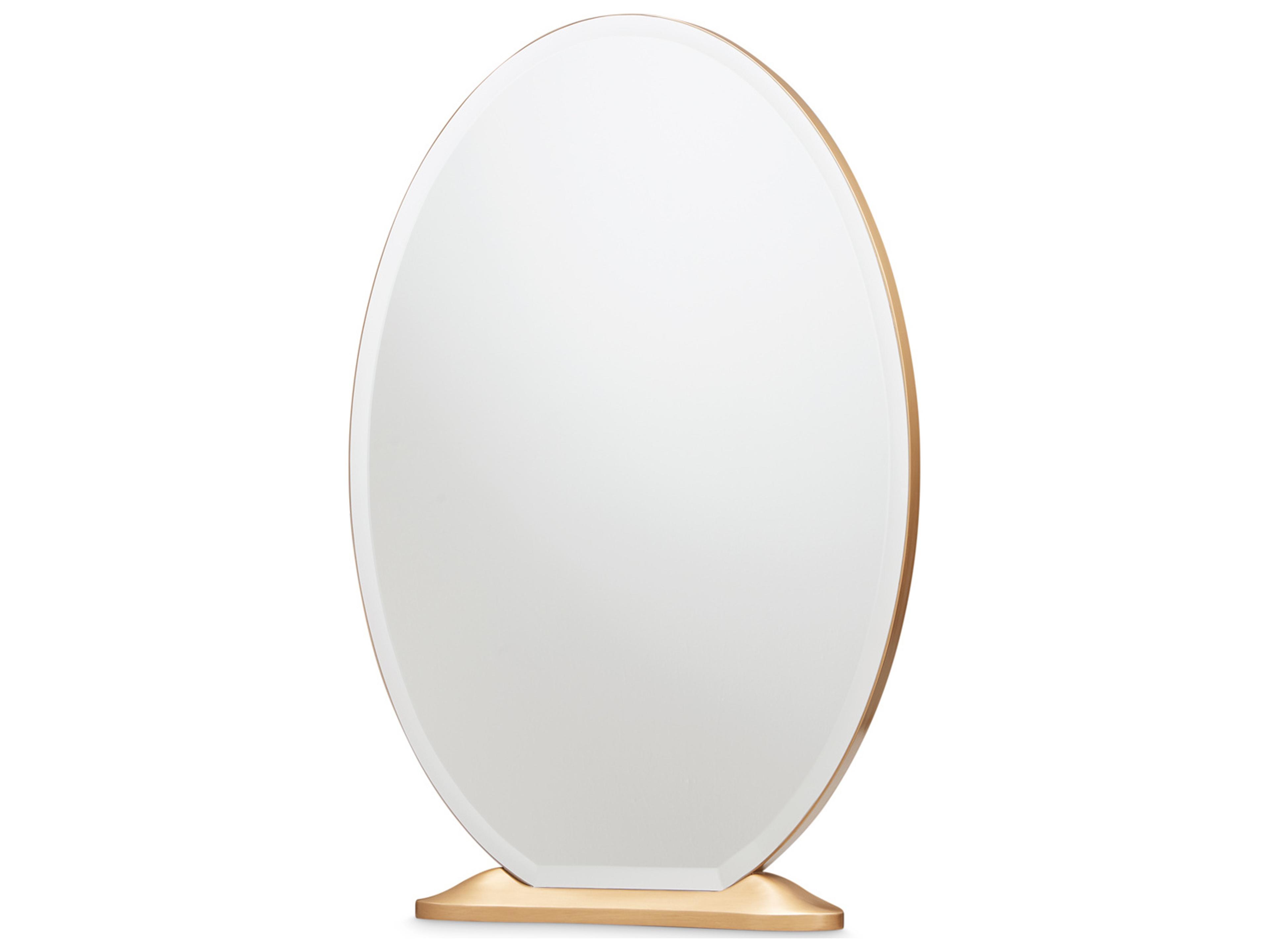 Michael Amini St. Charles Dresser Mirror Oval
