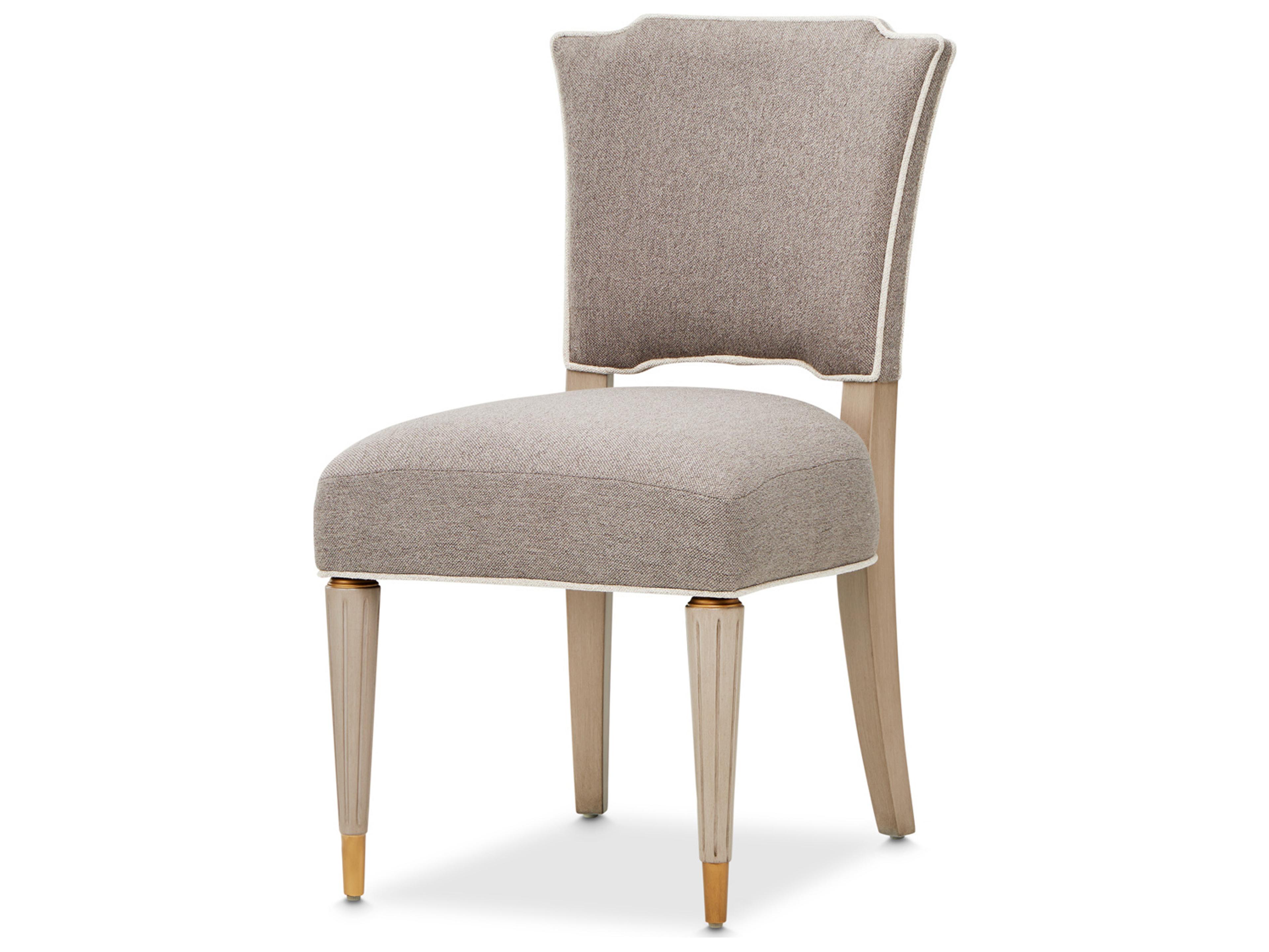 Michael Amini St. Charles Gray Accent Chair