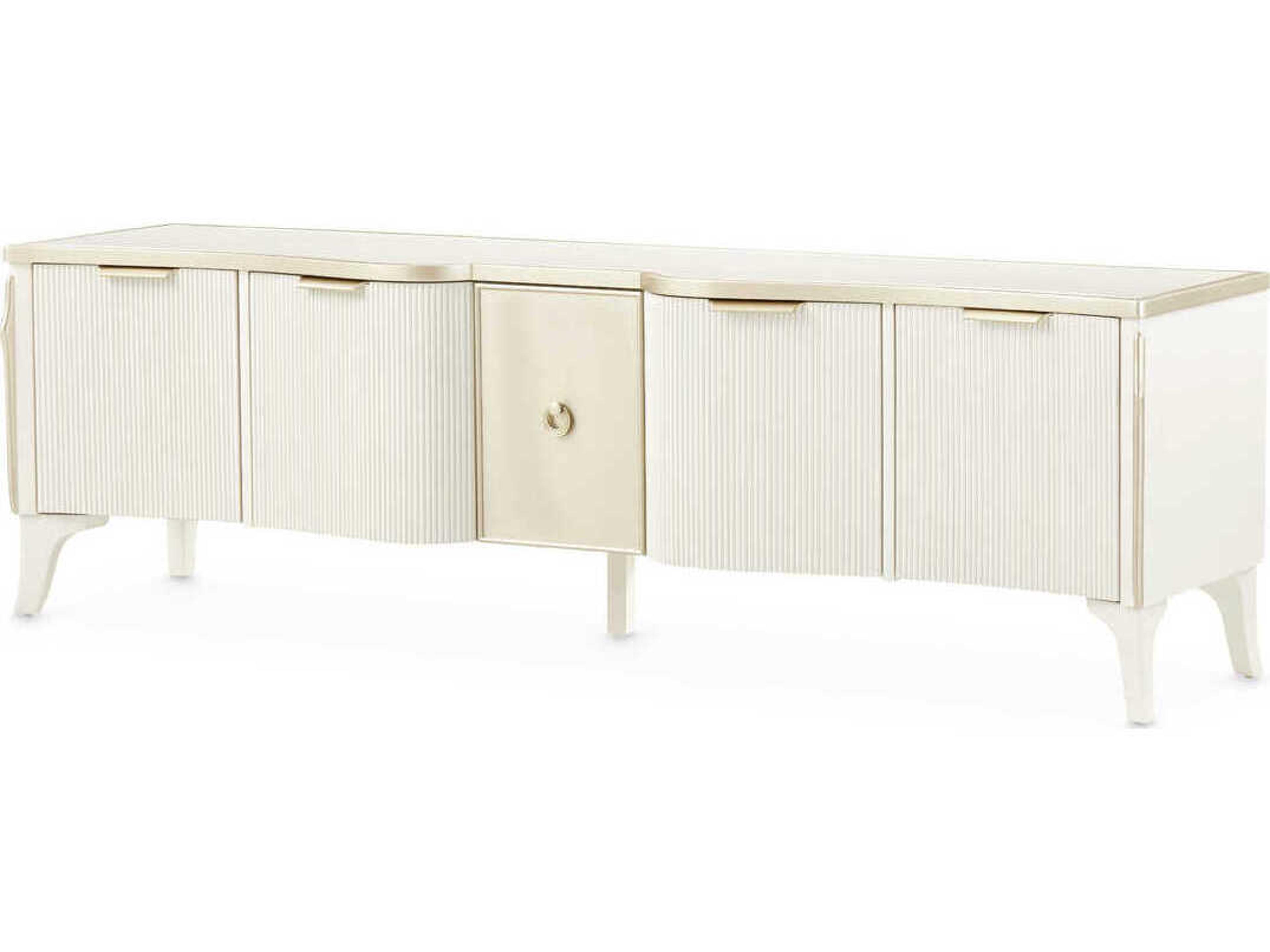 Michael Amini La Marisia 80" Poplar Wood Media Console