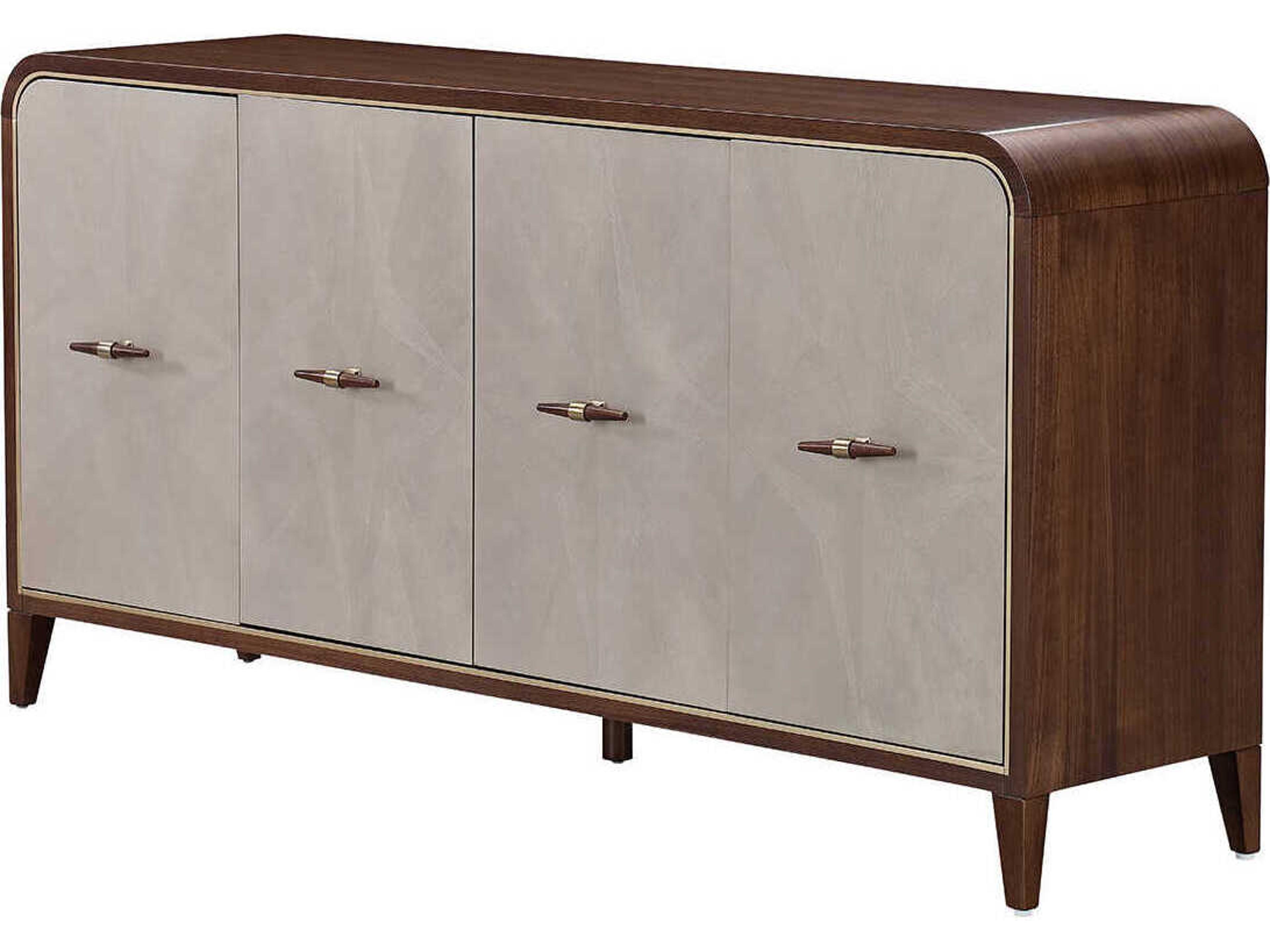 Michael Amini Houston 72" Birch Wood Sideboard