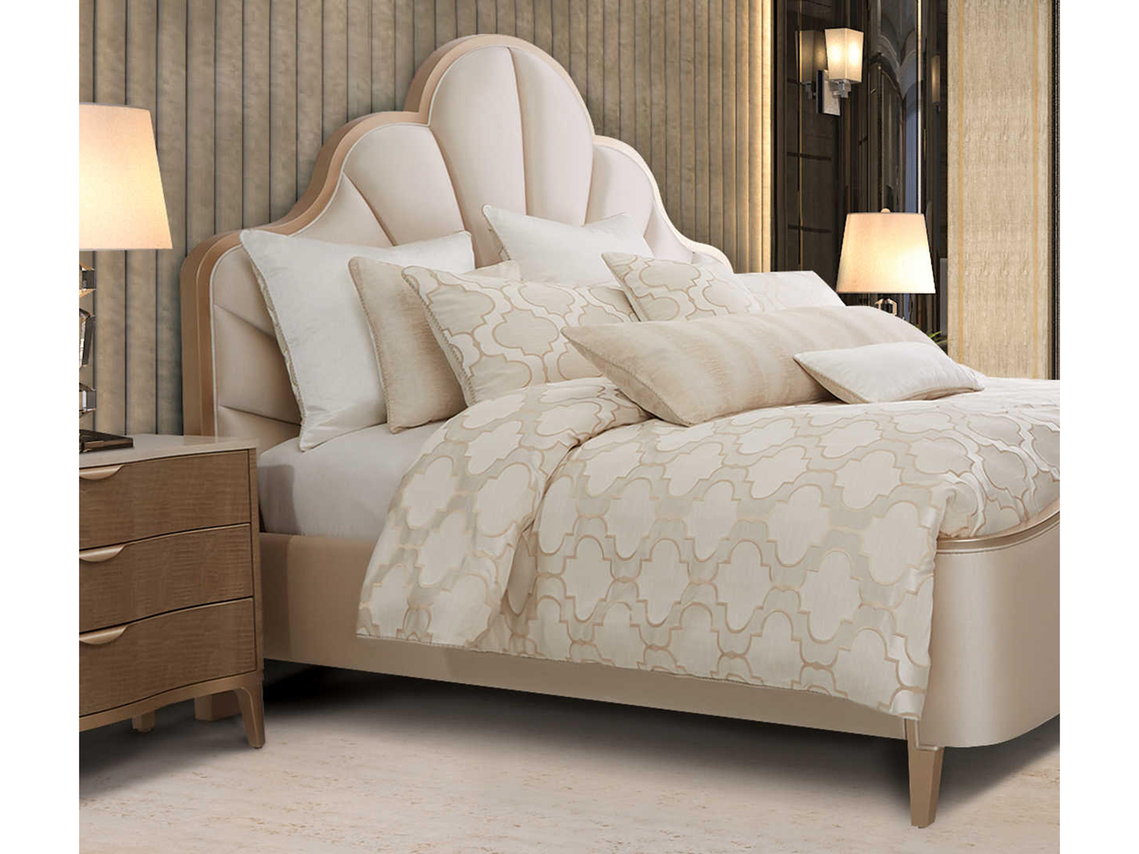 Michael Amini Bedding Spectrum Pearl 10-Piece King Comforter Set