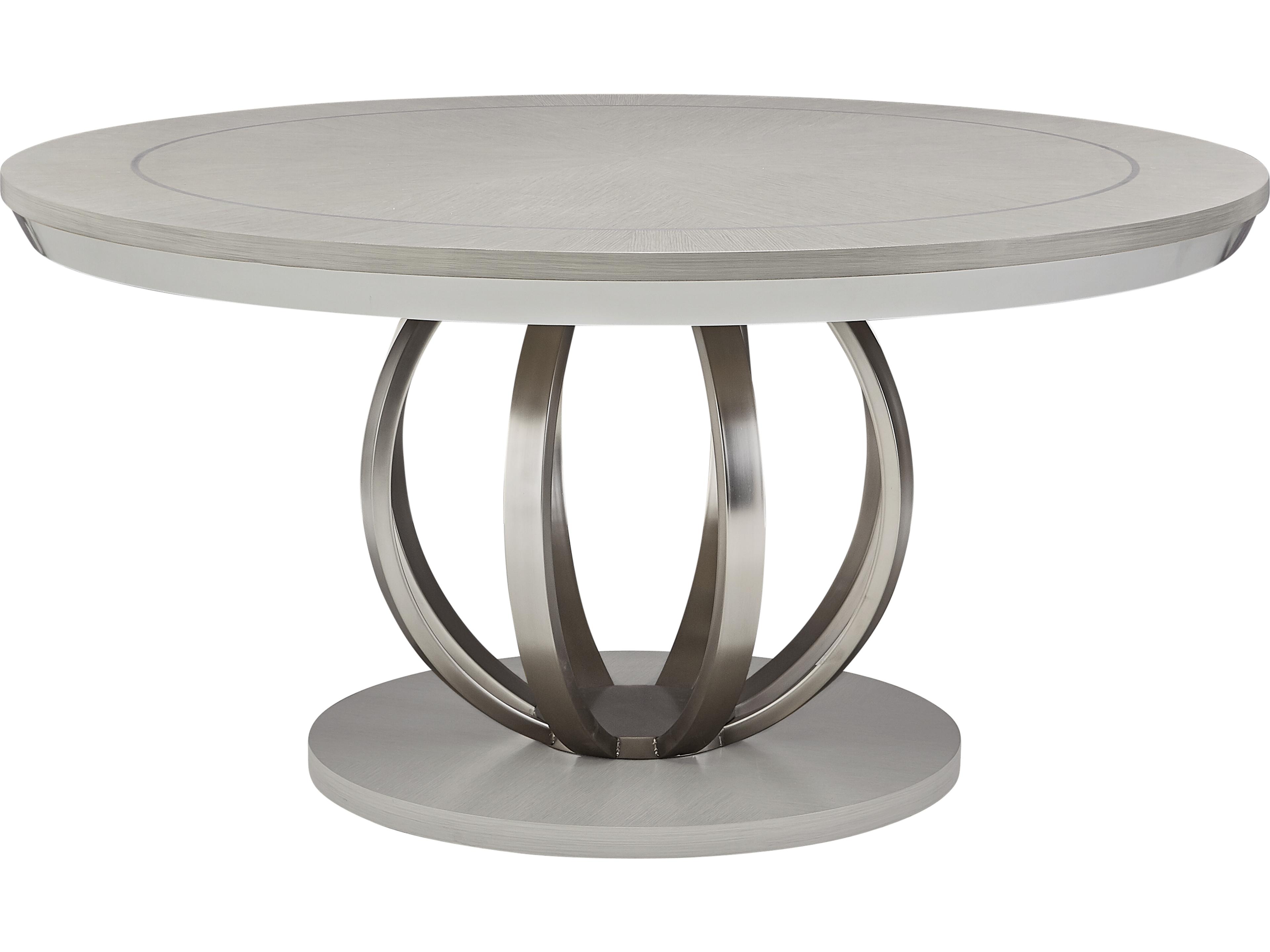 Luxecor Gilded Round Wood Dining Table